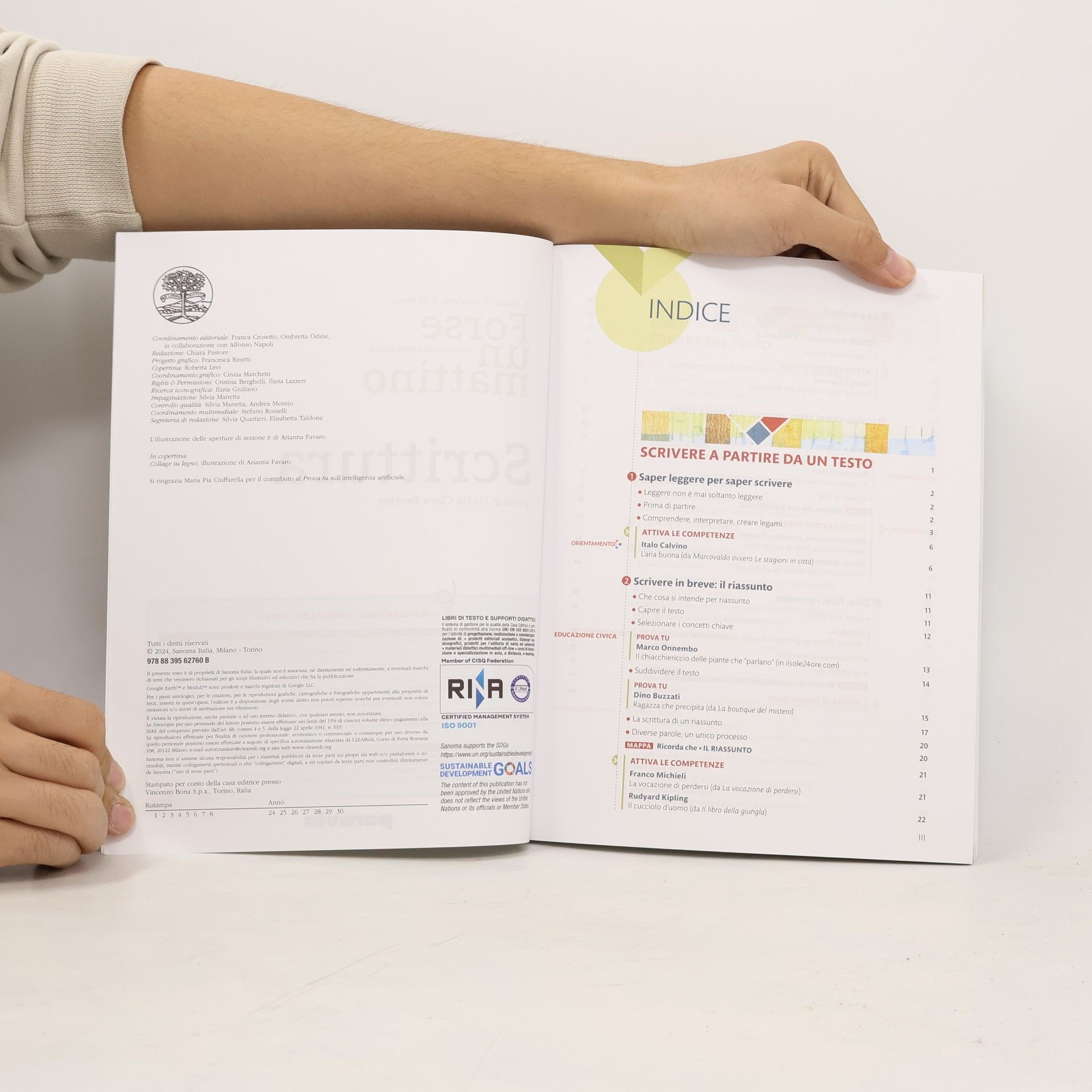 Orietta Pozzoli Forse un mattino. Con Scrittura. Per il 1° biennio delle Scuole superiori. Con e-book. Con espansione online