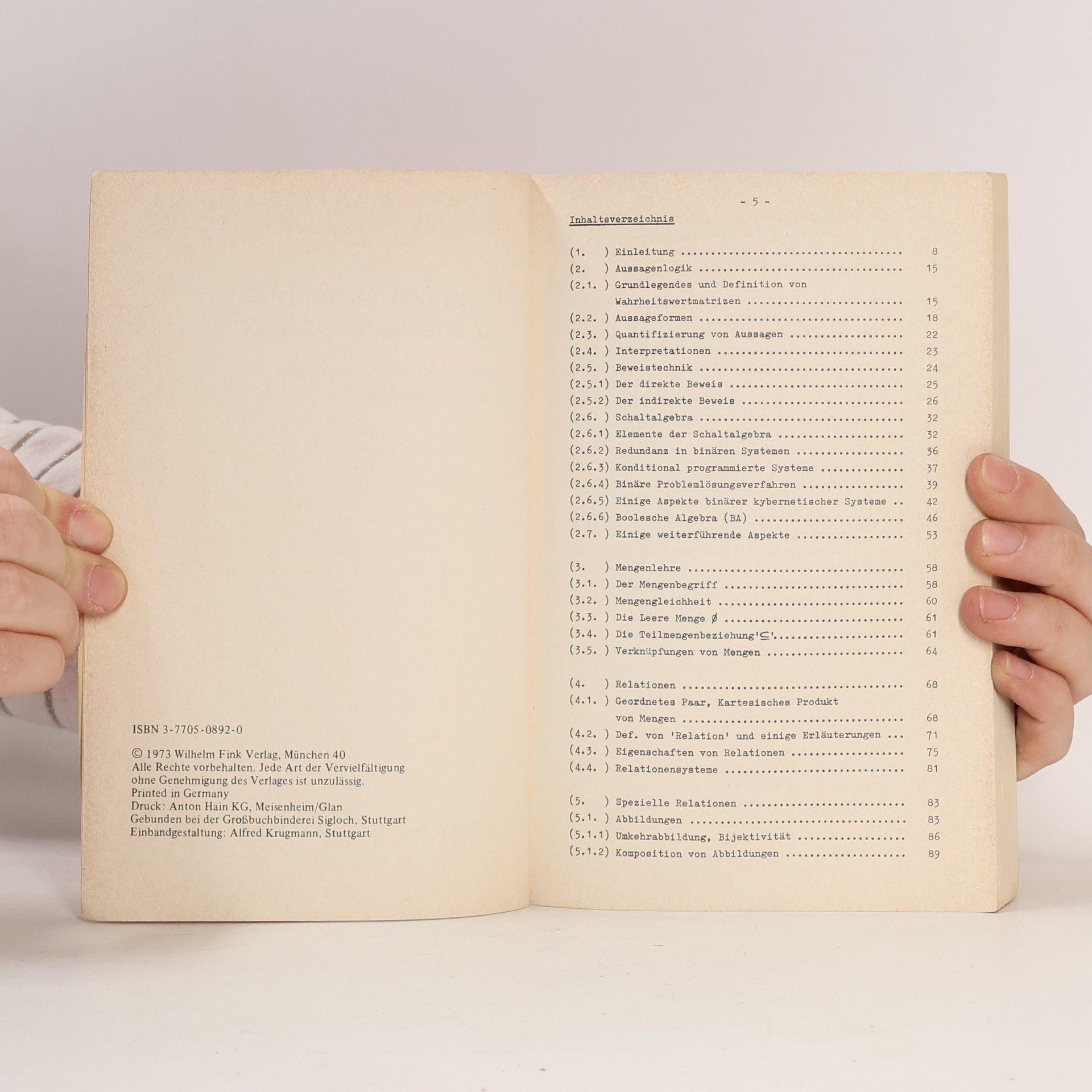 Wolfgang Kliemann UTB - 1: Logik und Mathematik für Sozialwissenschaftler