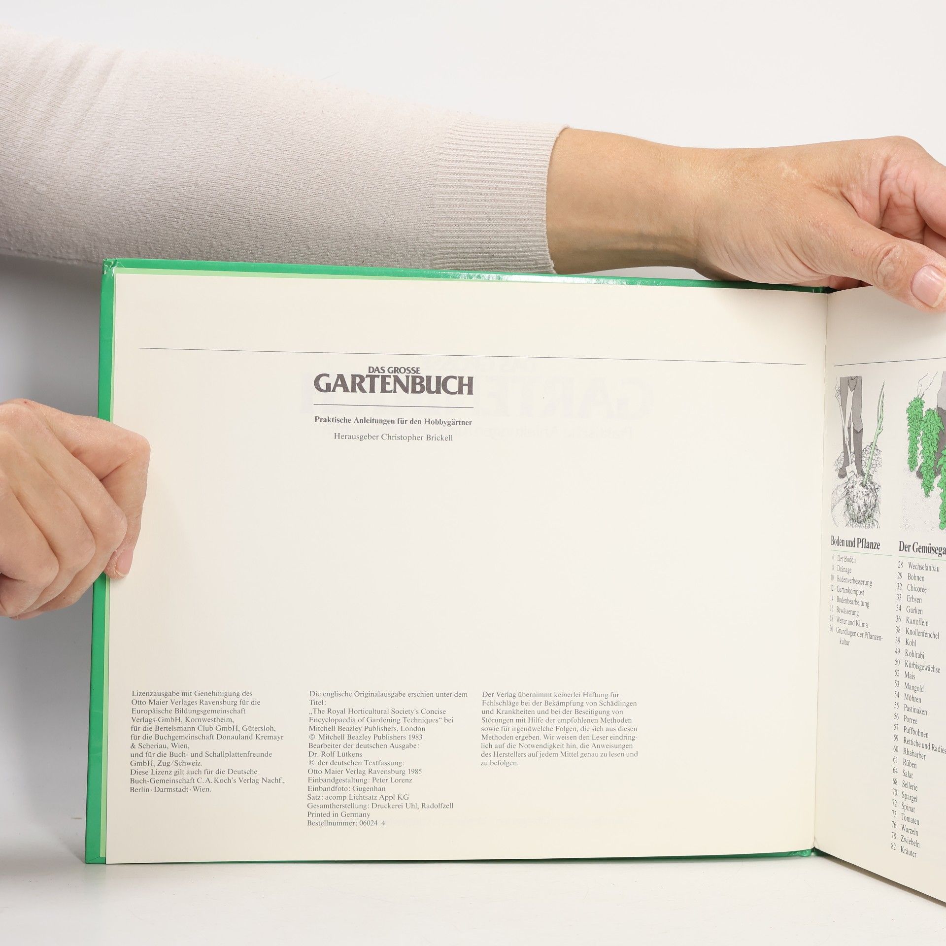 Christopher David Brickell Das grosse Gartenbuch
