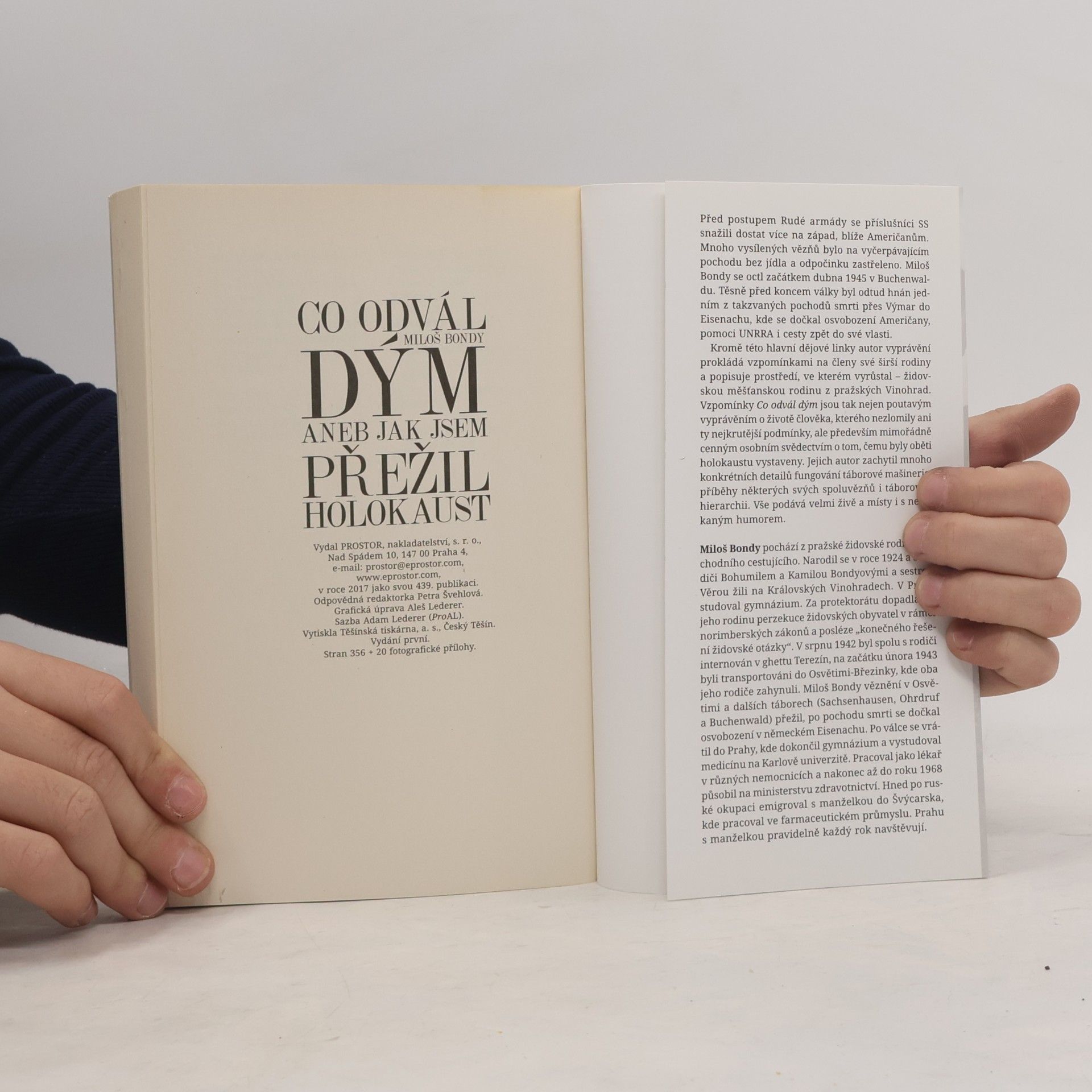 Miloš Bondy Co odvál dým, aneb, Jak jsem přežil holokaust
