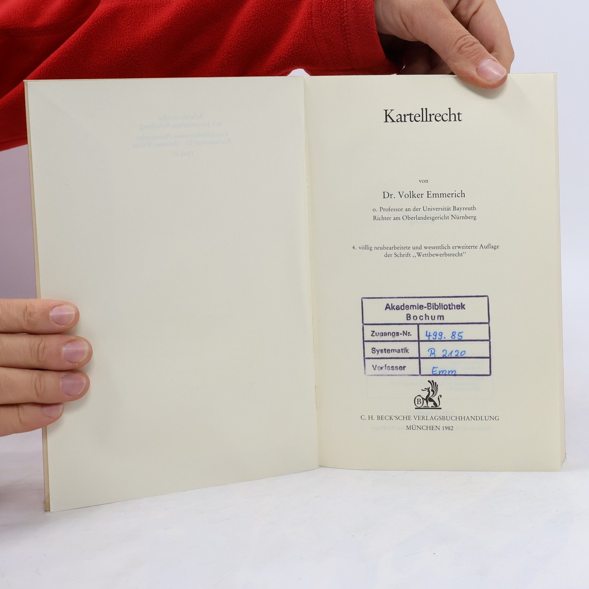 Volker Emmerich JuS-Schriftenreihe - 27: Kartellrecht