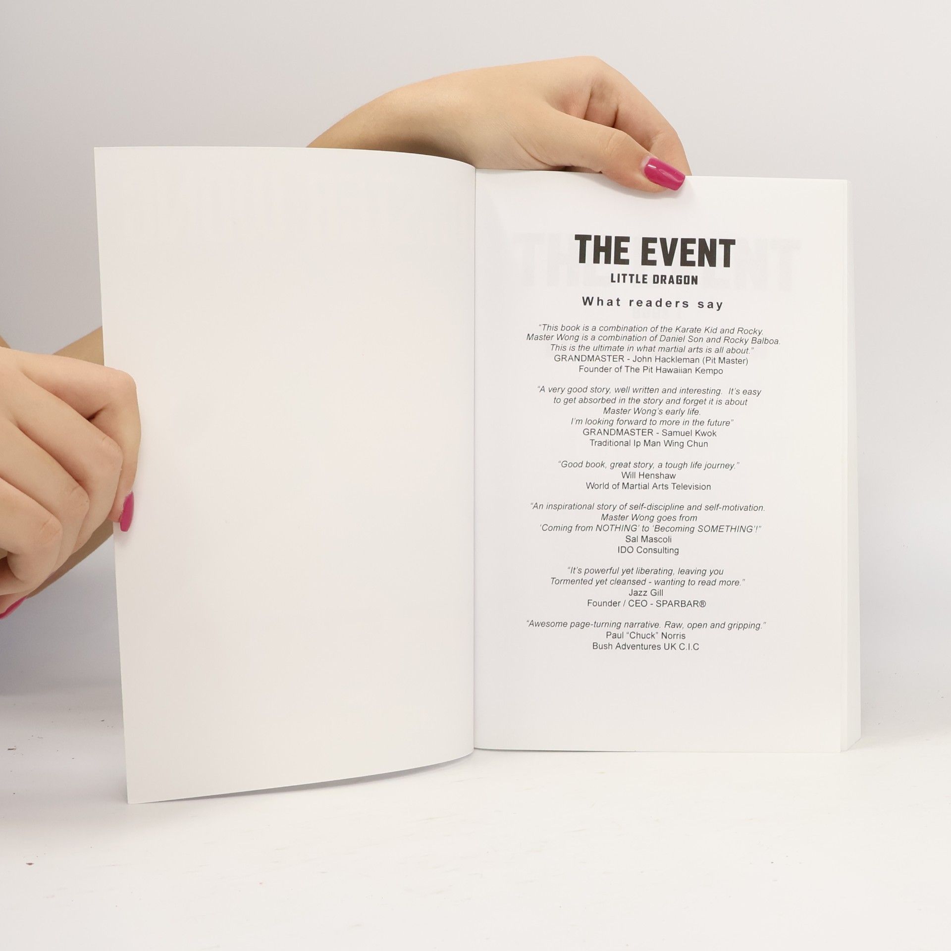Master Wong The Event Book 1