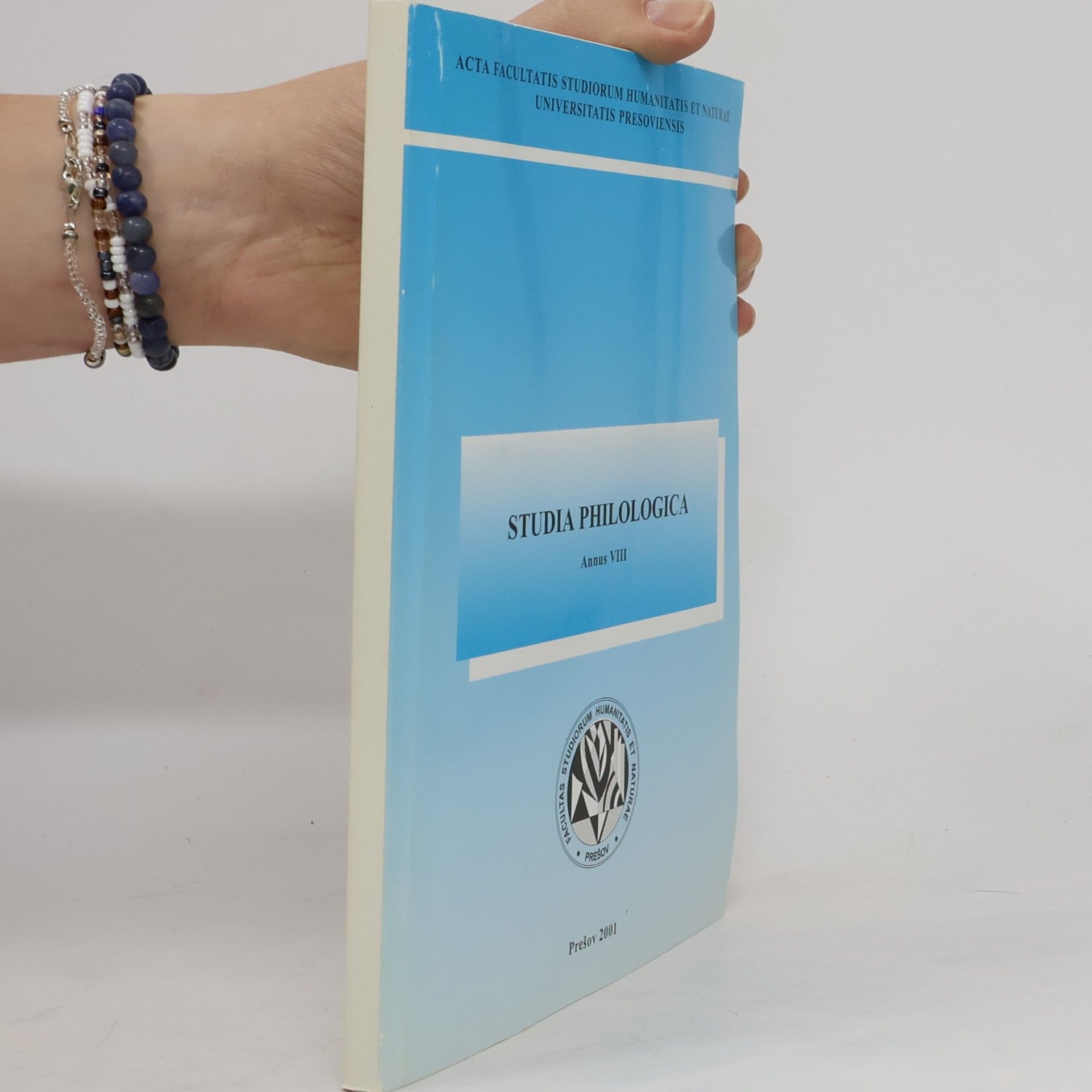 Acta Facultatis Studiorum Humanitatis Et Naturae Universitatis Presoviensis - 8: Studia Philologica