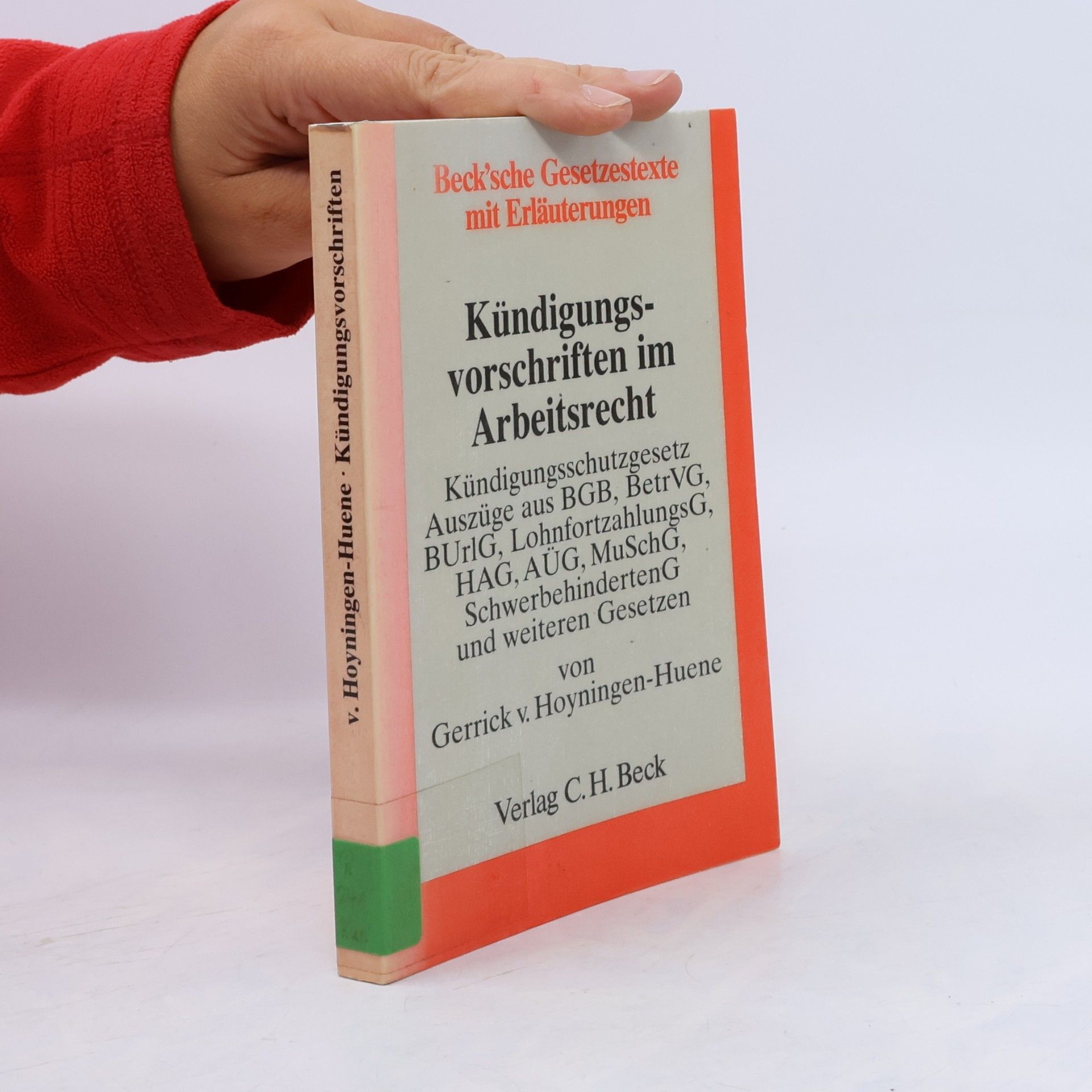 Beck'sche Gesetzestexte mit Erläuterungen: Kündigungsvorschriften im Arbeitsrecht