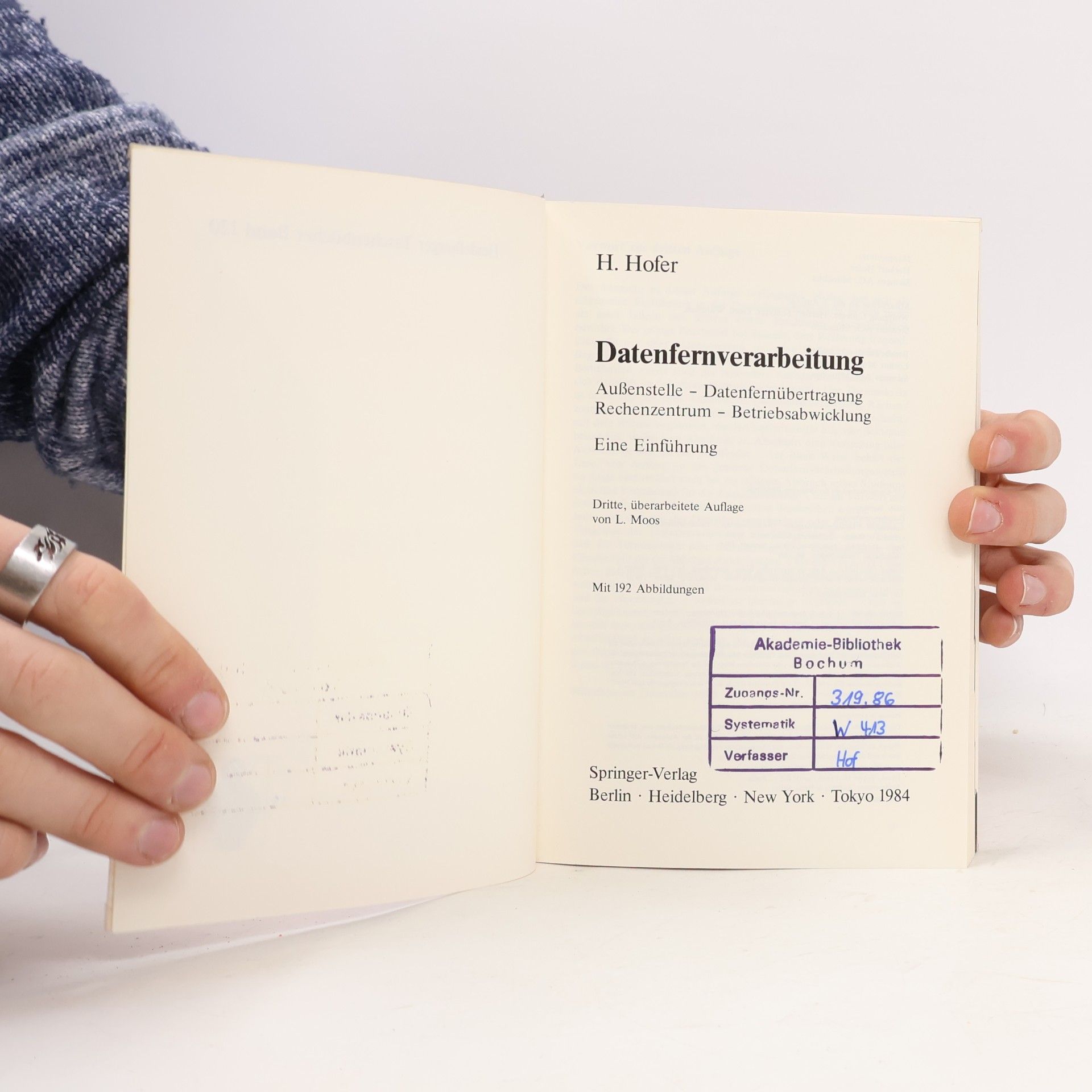 L. Moos Heidelberger Taschenbücher - 120: Datenfernverarbeitung