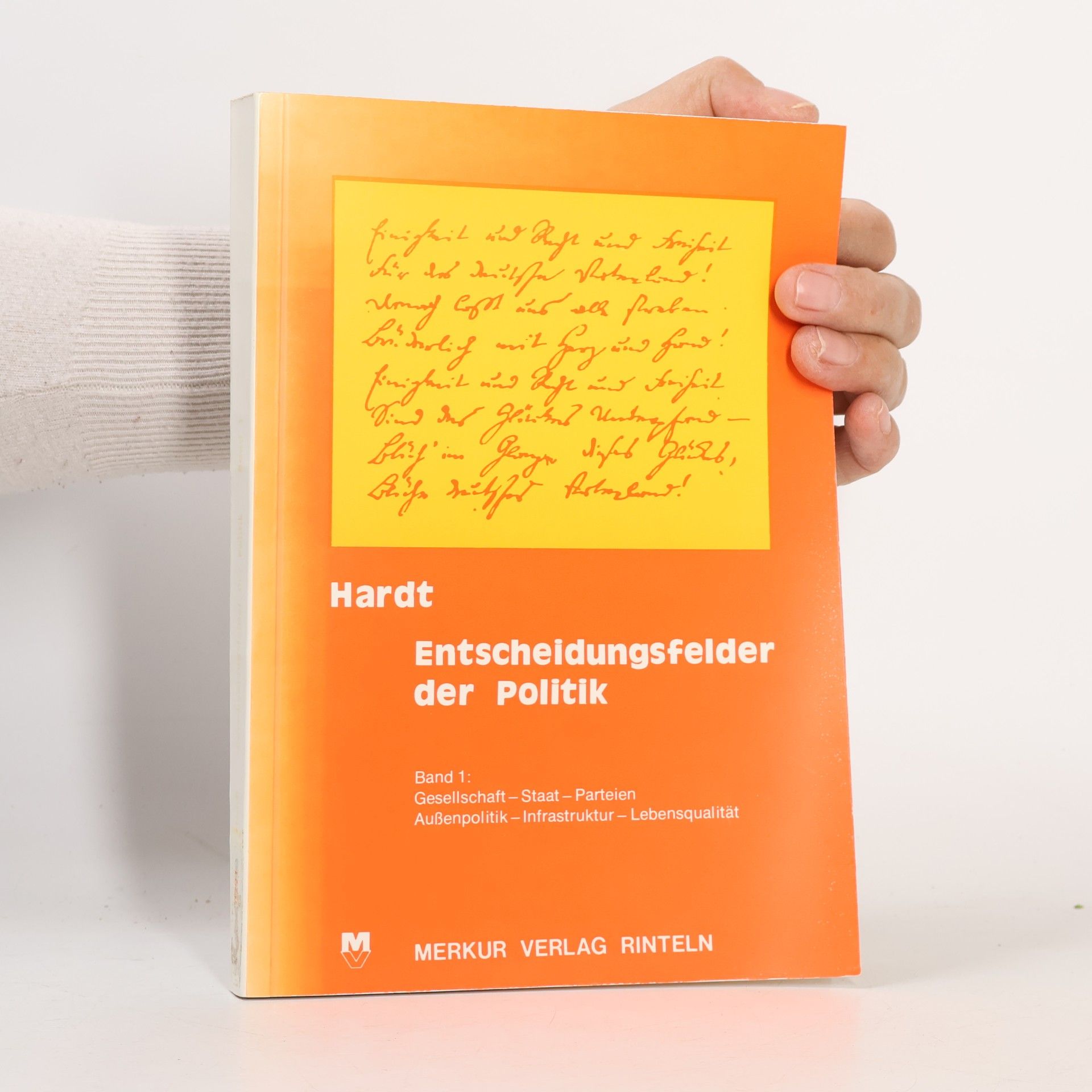 Albert Hardt Entscheidungsfelder der Politik 1