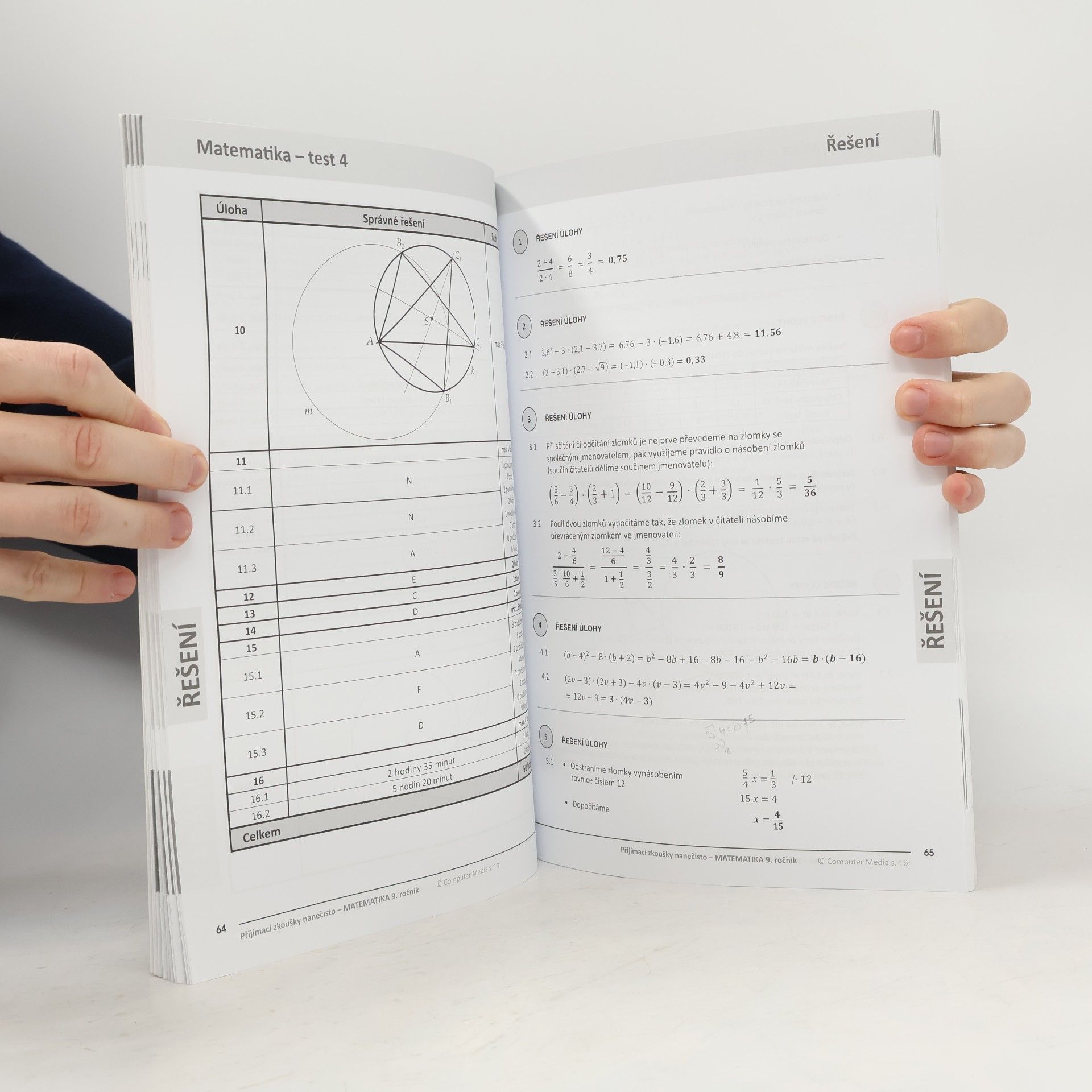Vlastimil Chytrý Přijímací testy nanečisto. Matematika pro žáky 9. ročníků ZŠ