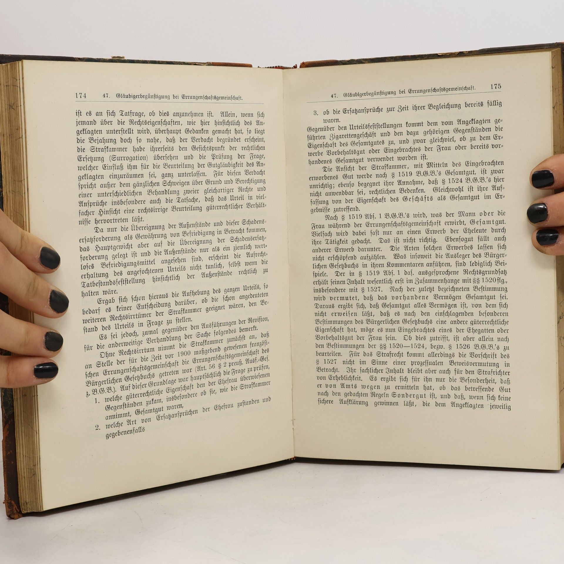 Autorenkollektiv Entscheidungen des Reichsgerichts in Zivilsachen 40
