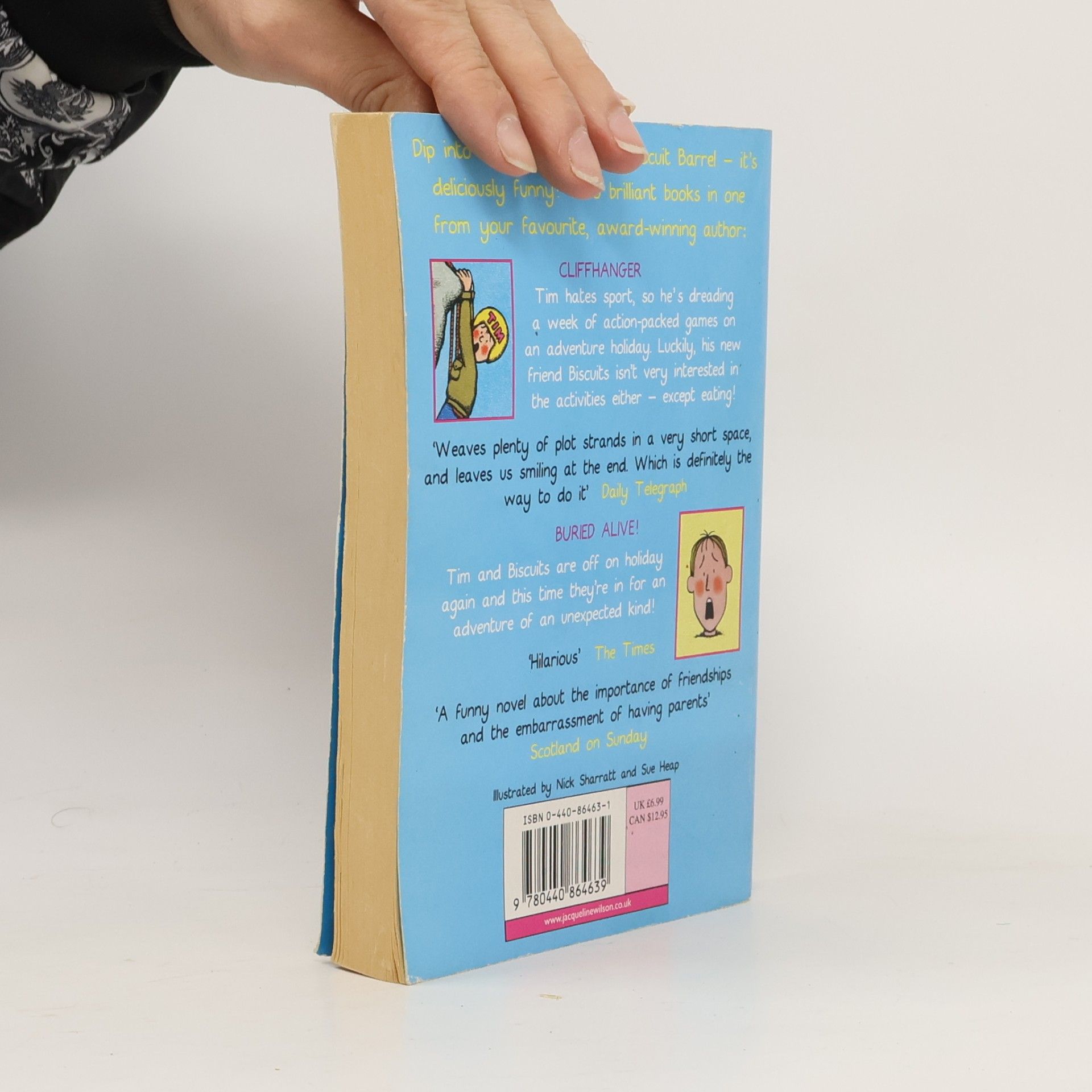 Jacqueline Wilson Jacqueline Wilson's biscuit barrel : Cliffhanger and Buried alive