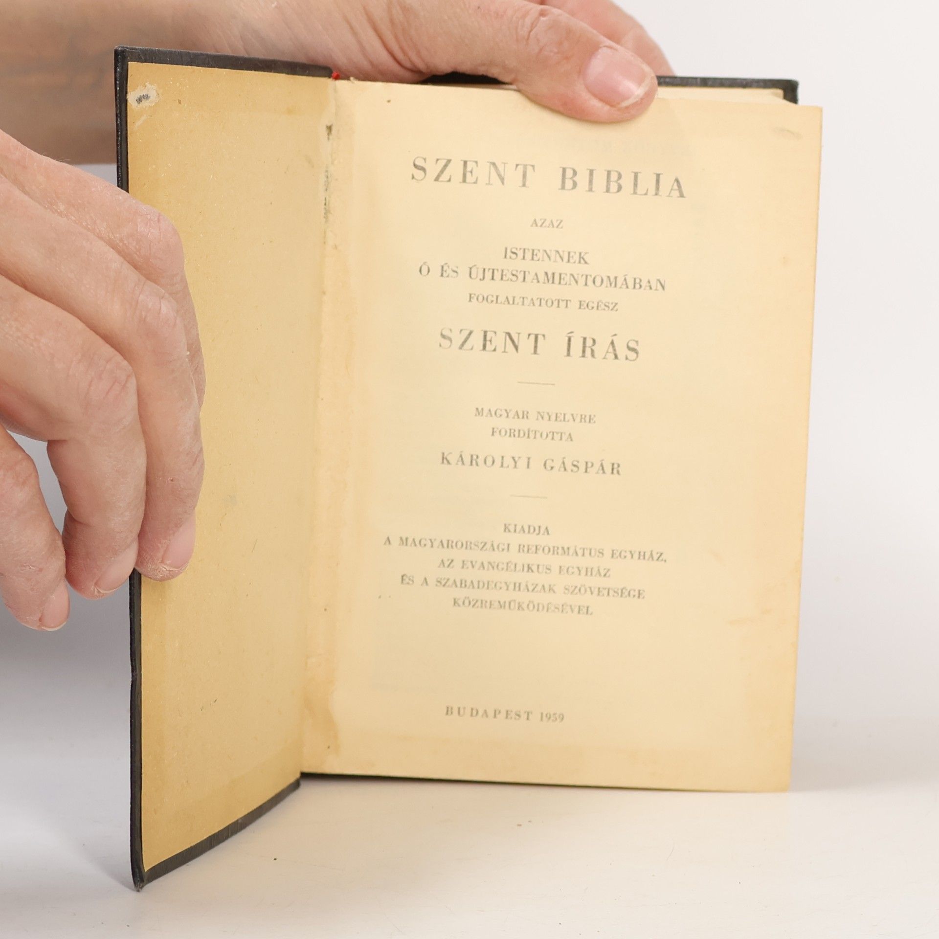 Gaspar Karolyi Szent Biblia