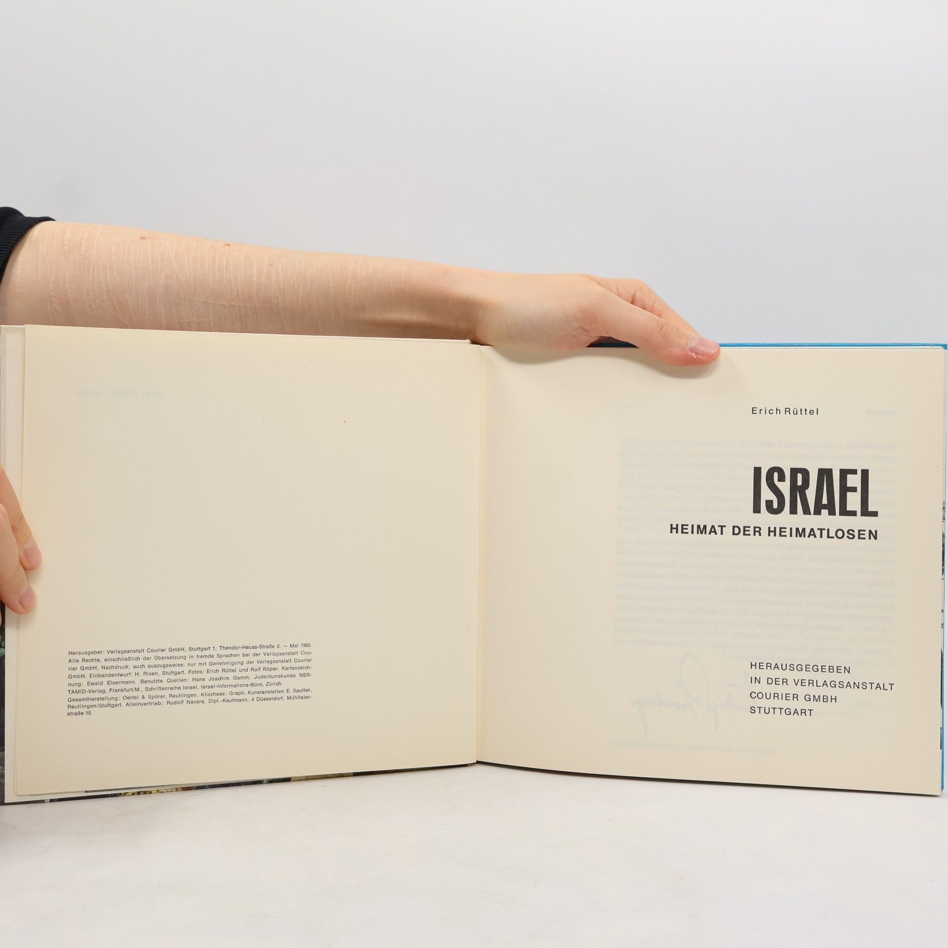 Erich Rüttel Israel. Heimat der Heimatlosen