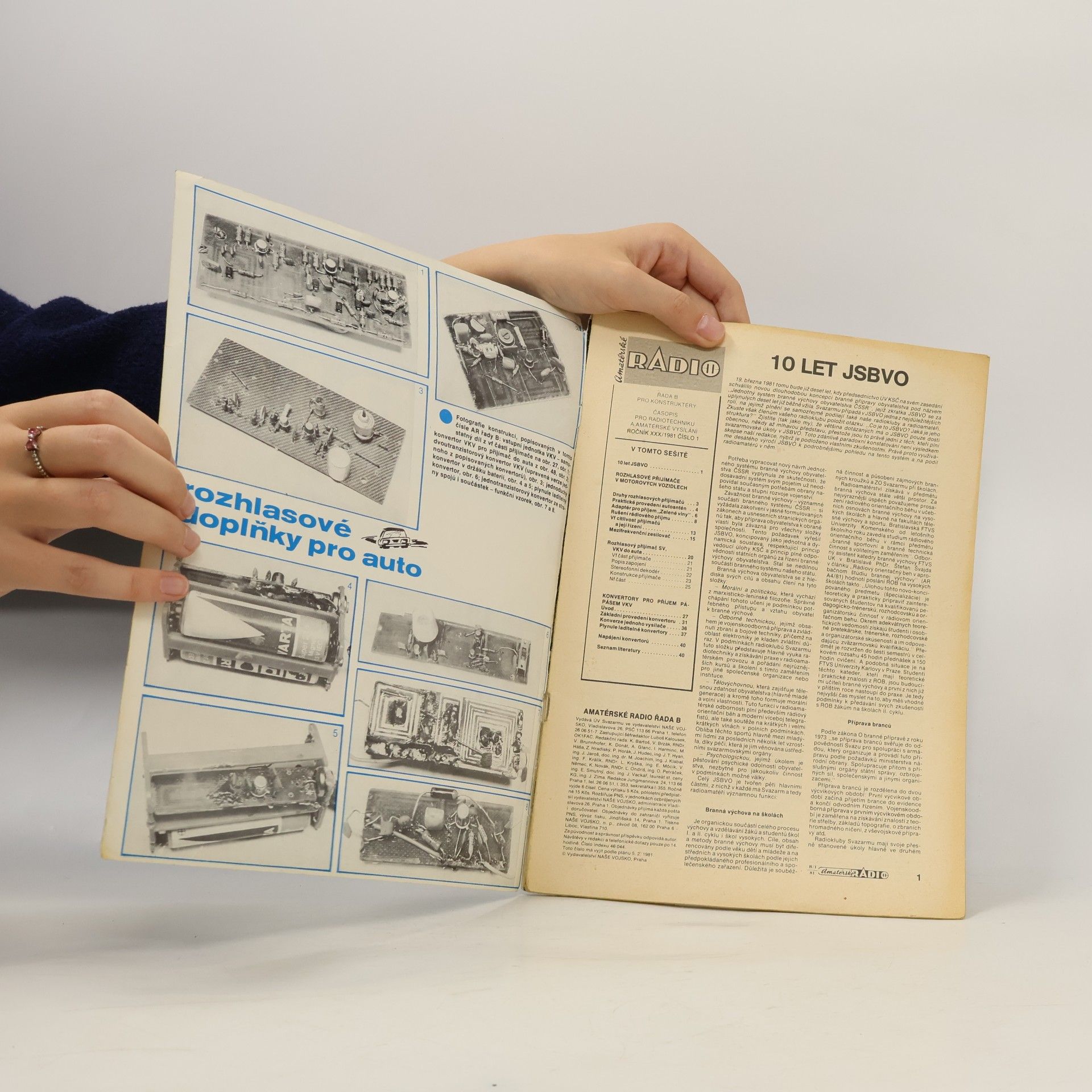 Kolektiv autorů Amatérské rádio 1/1981