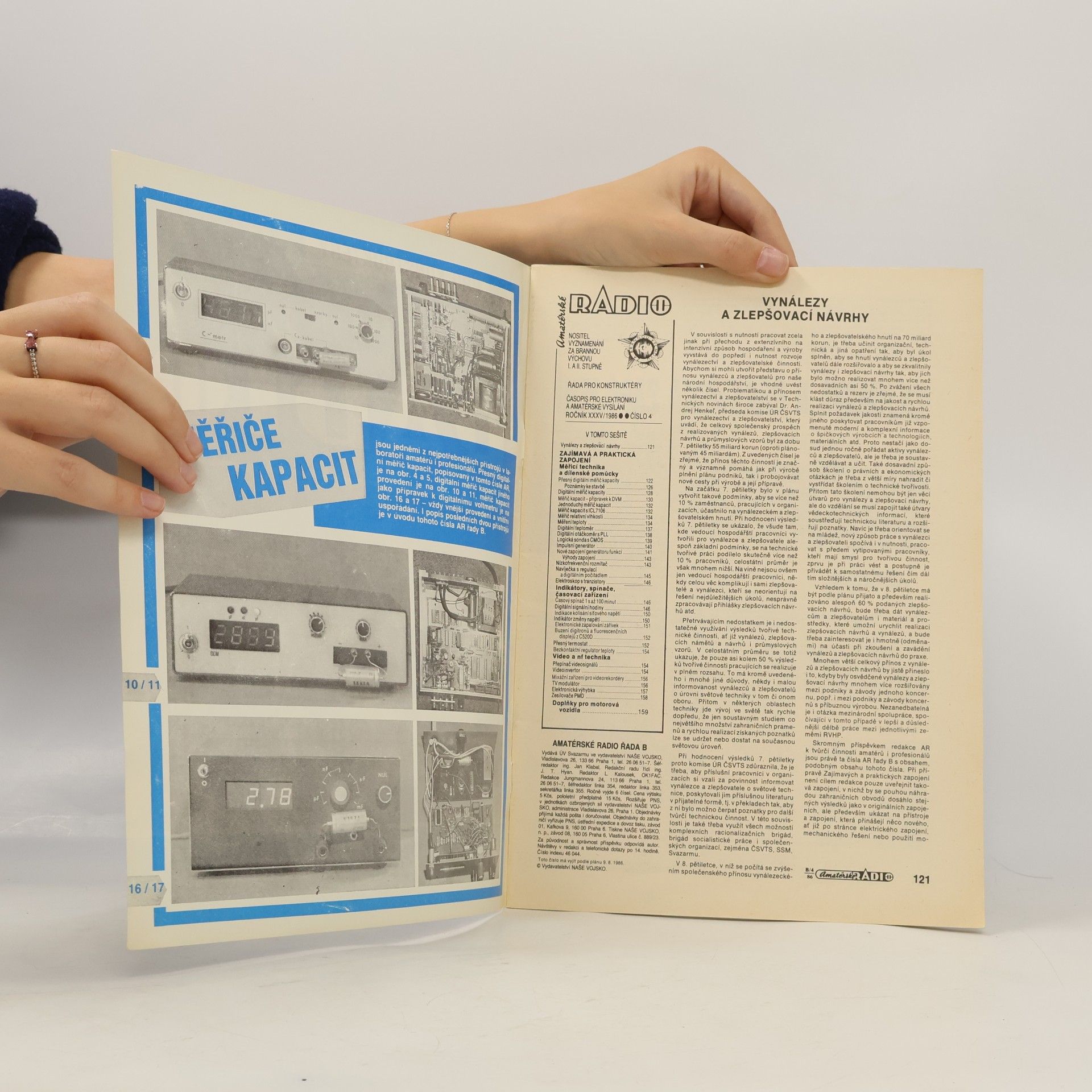 Kolektiv autorů Amatérské rádio 4/1986