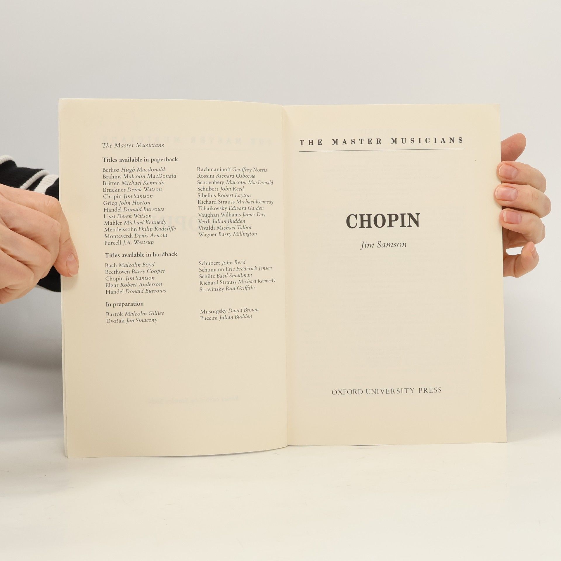 Jim Samson Master Musicians: Chopin
