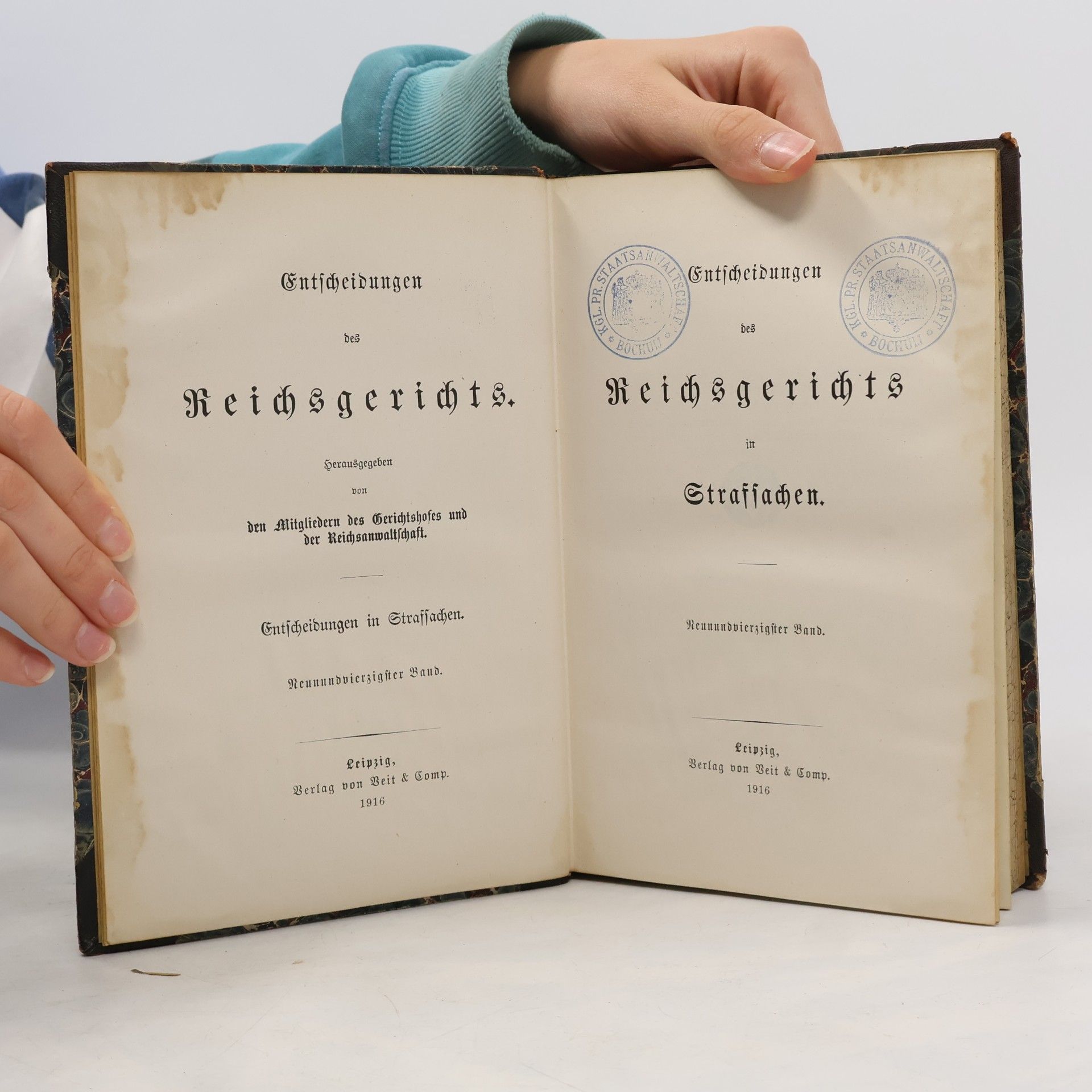Autorenkollektiv Entscheidungen des Reichsgerichts in Strafsachen XXVI.