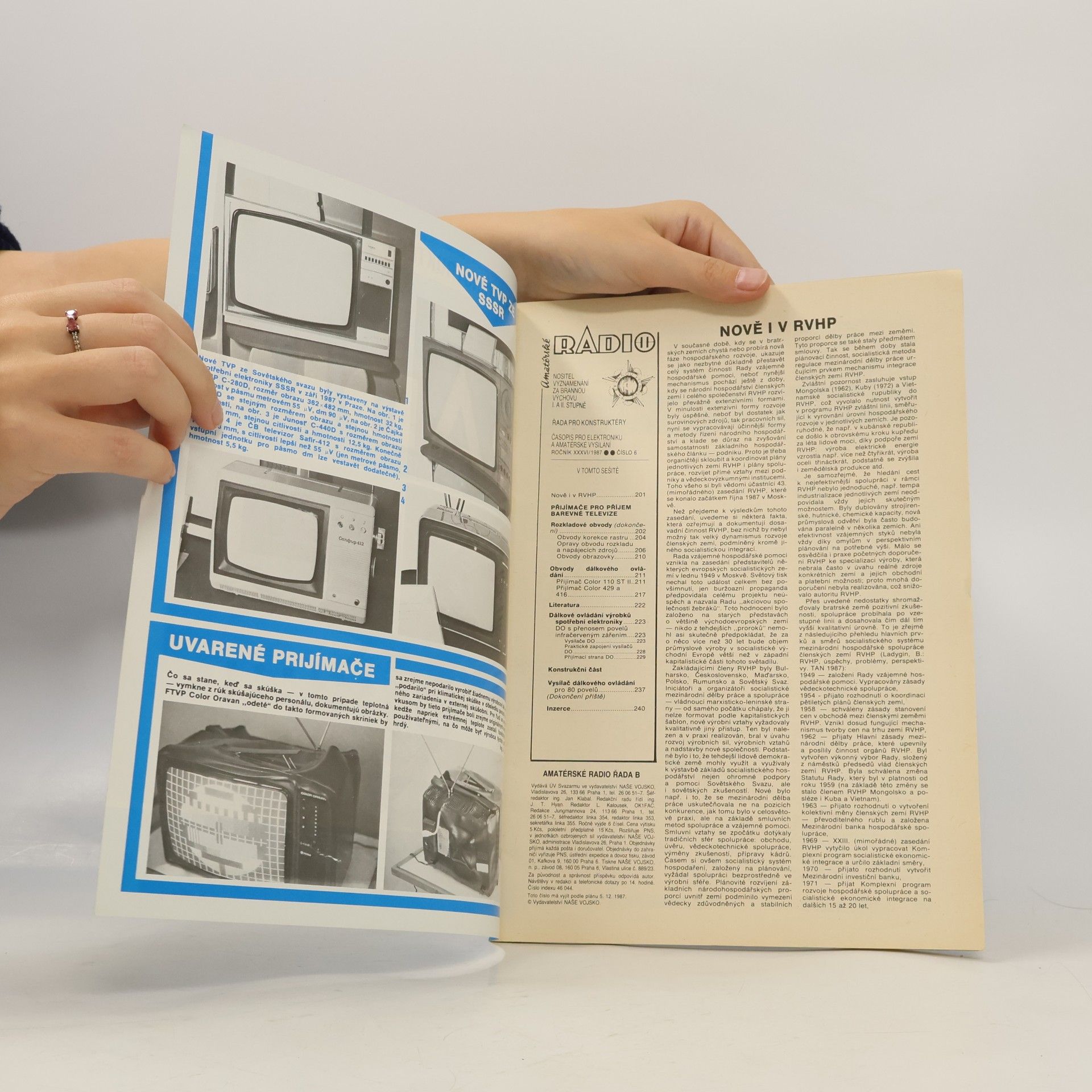 Kolektiv autorů Amatérské rádio 6/1987