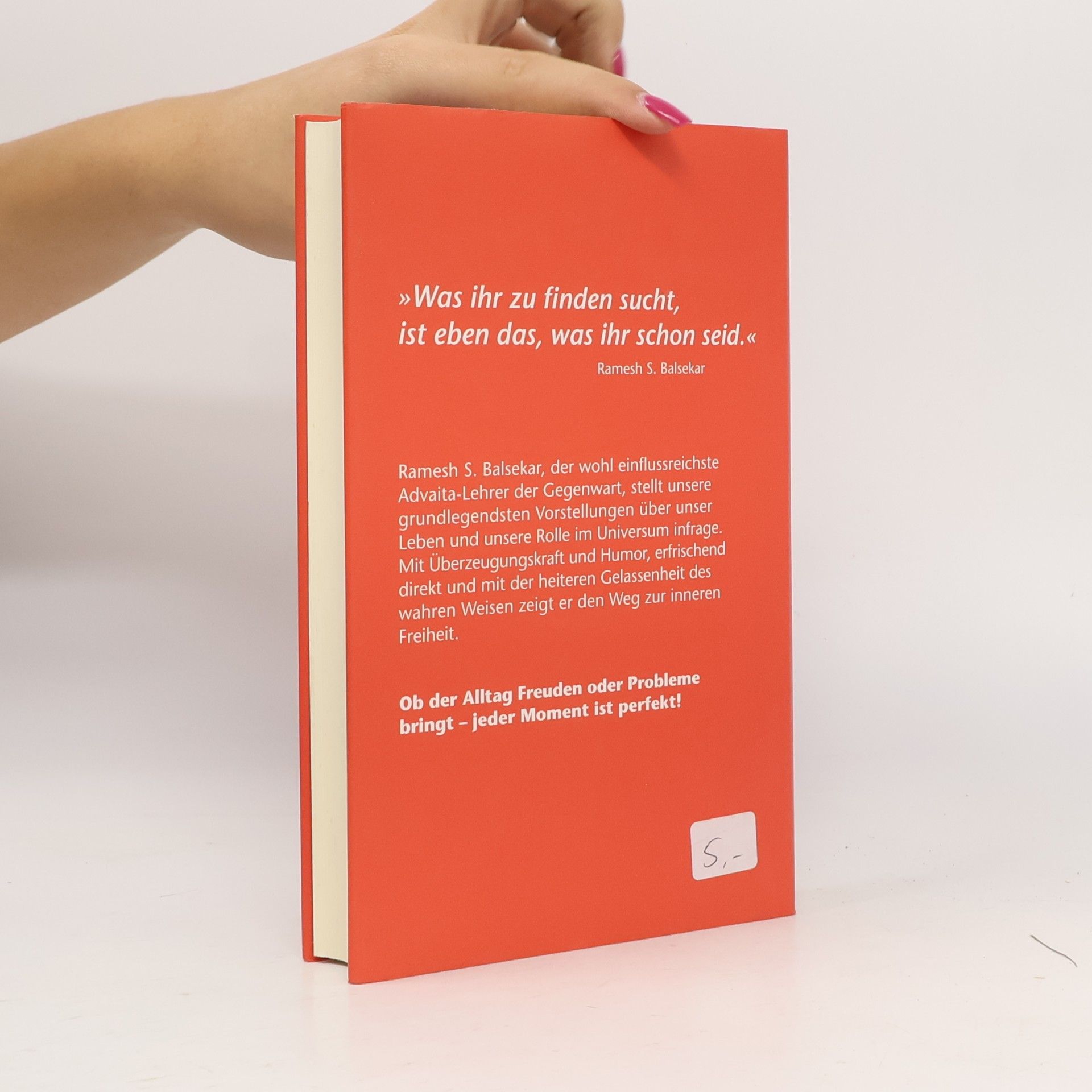 Ramesh Balsekar Kein Weg, kein Ziel, nur Einheit