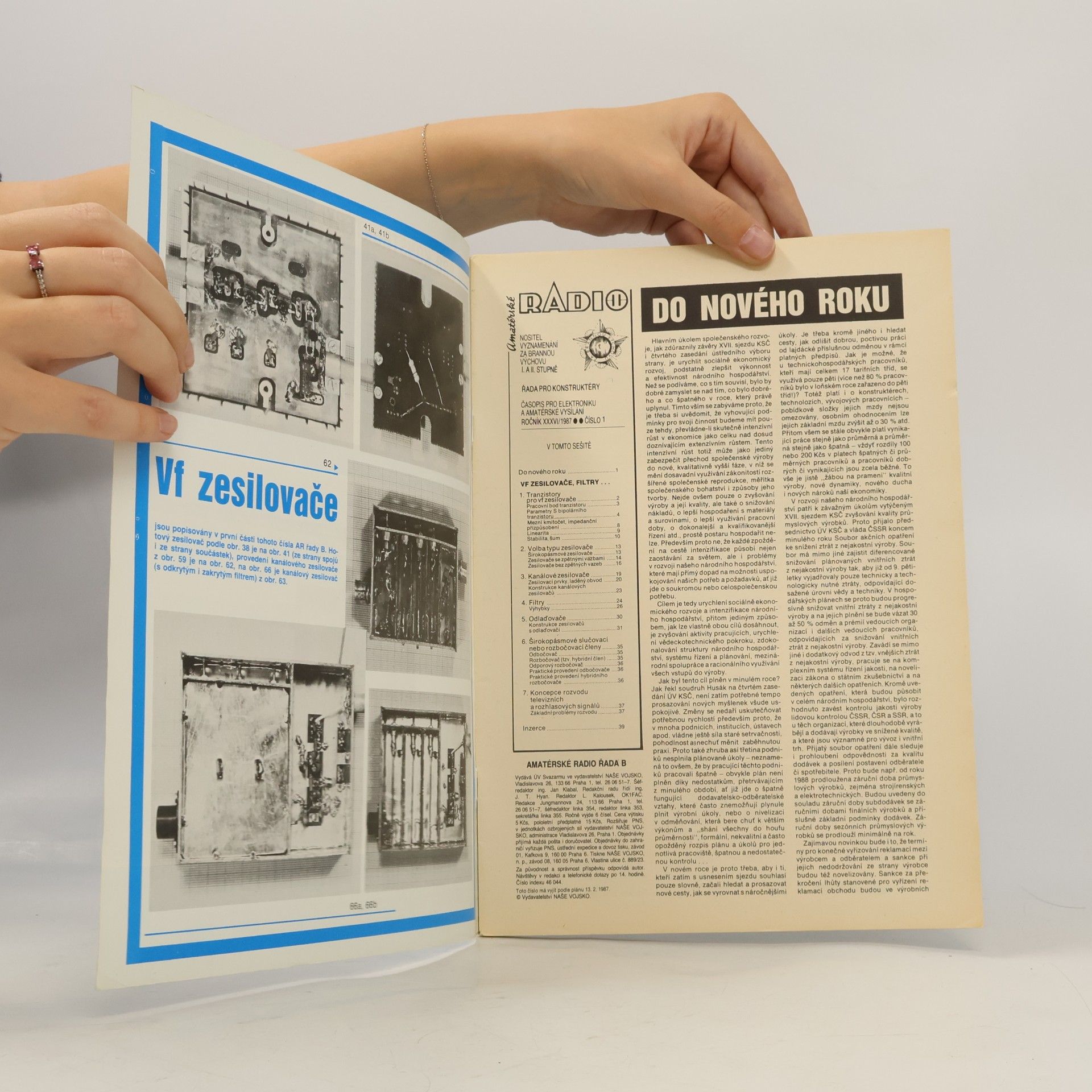 Kolektiv autorů Amatérské rádio 1/1987