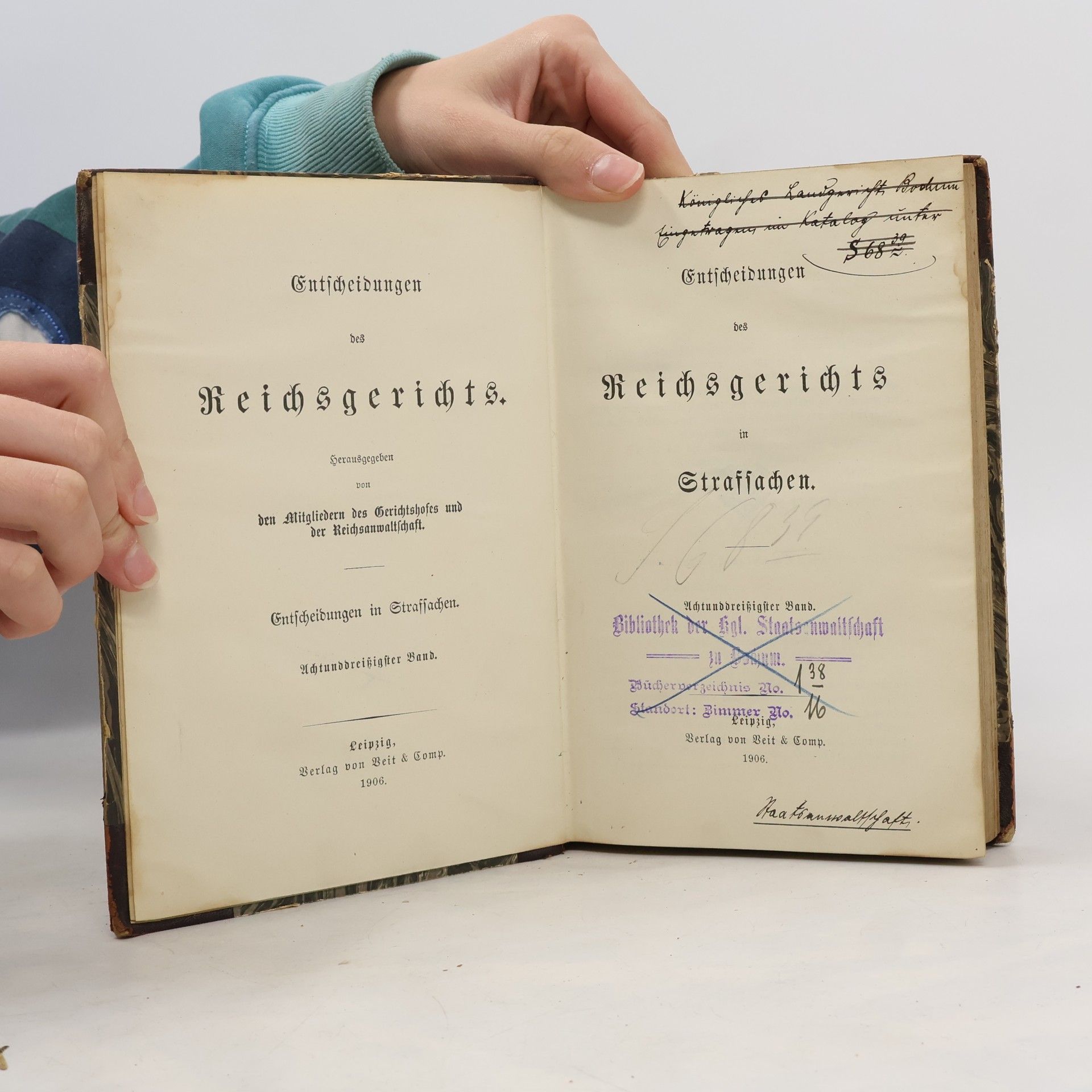 Autorenkollektiv Entscheidungen des Reichsgerichts