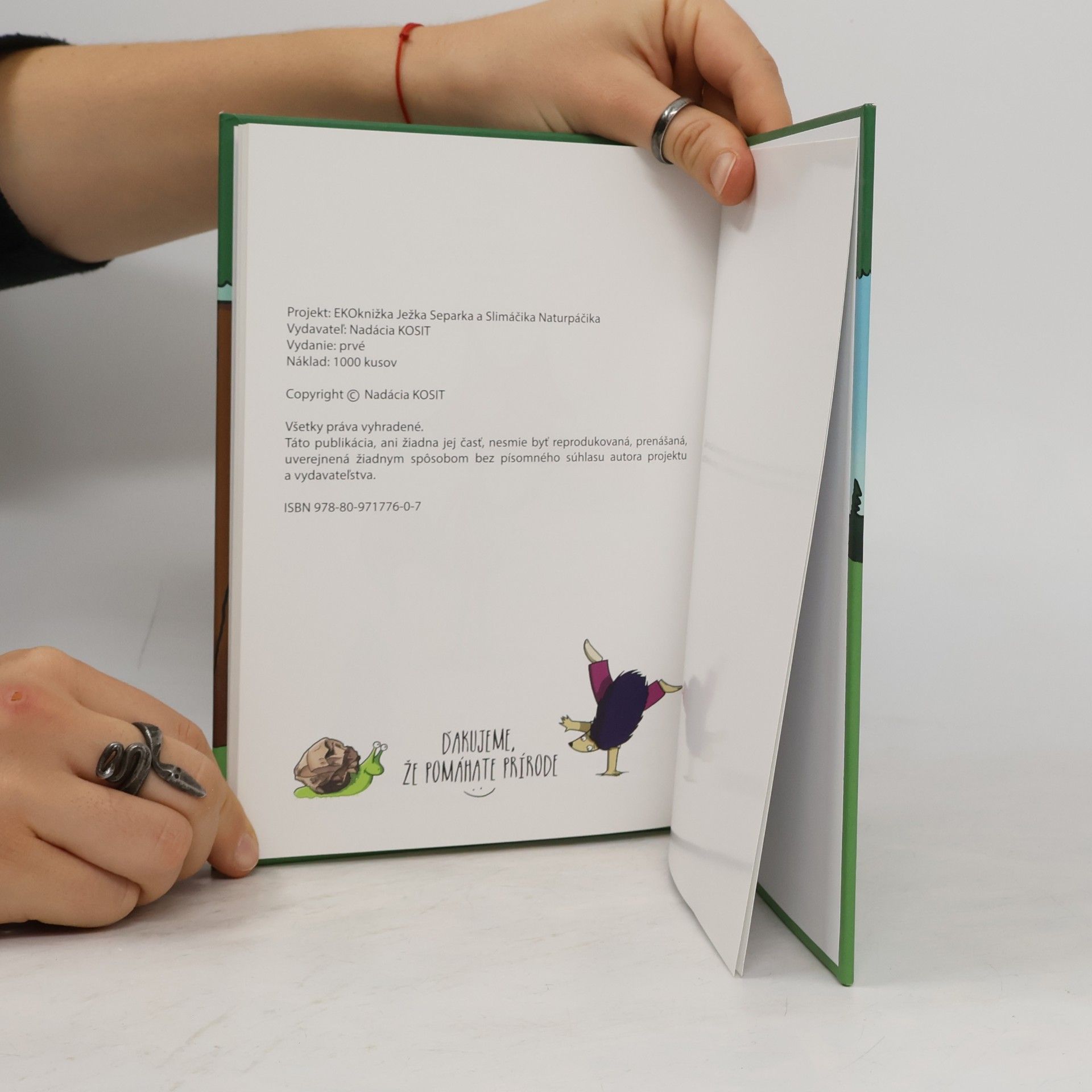 Autorenkollektiv EKOknižka Ježka Separka a Slimáčika Naturpáčika