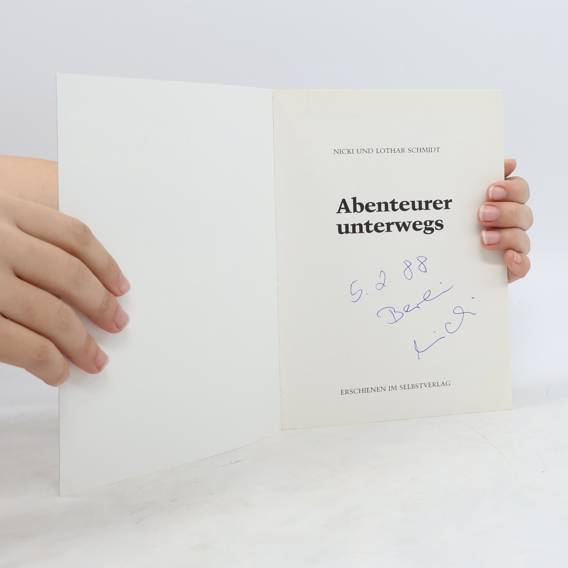 Schmidt Nicki Abenteurer unterwegs