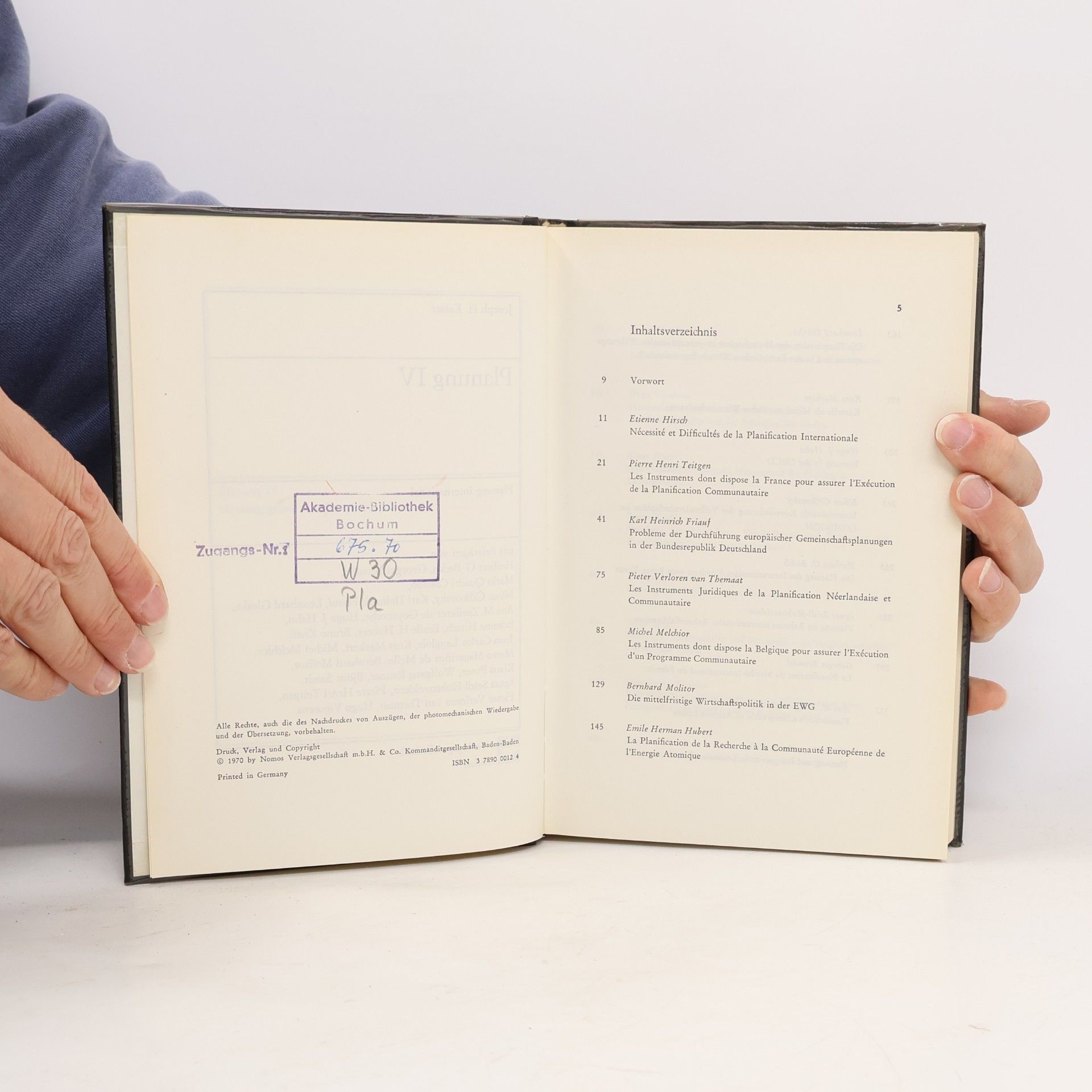 Joseph Heinrich Kaiser Planung 4. Planung international - Mit Beitr. von Herbert G. Beckh u.a.