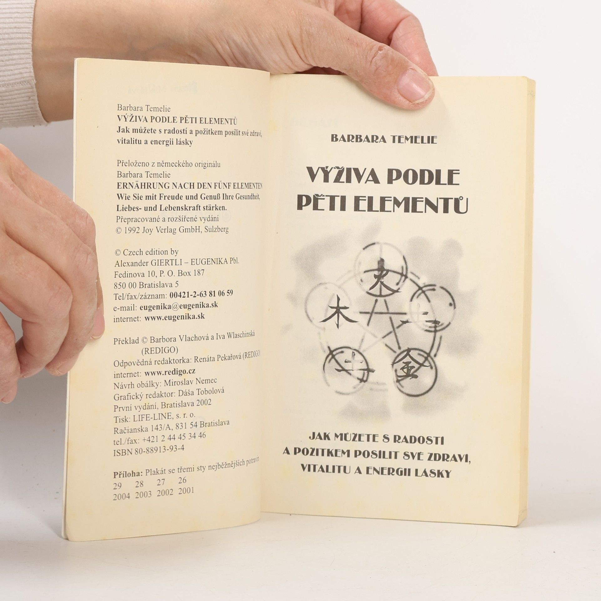 Barbara Temelie Výživa podle pěti elementů