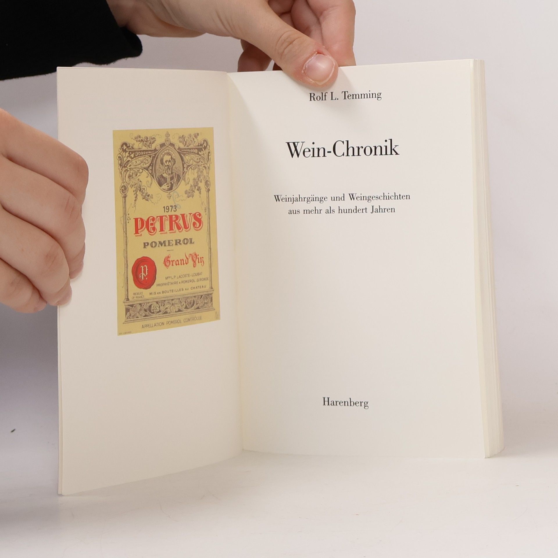 Rolf L. Temming Wein-Chronik