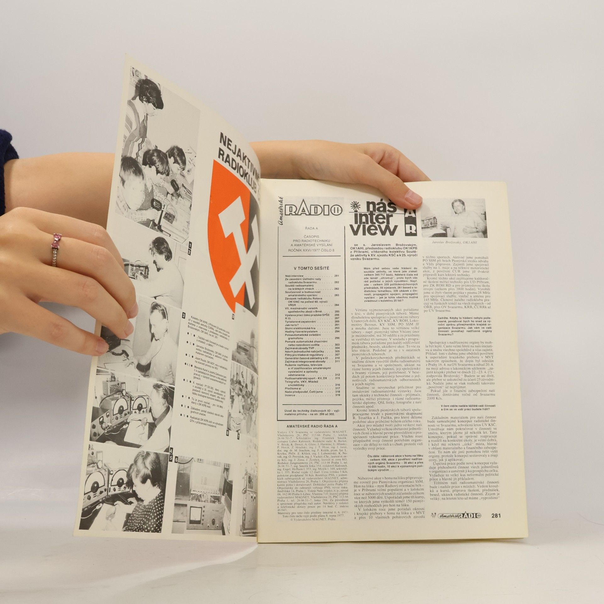 Kolektiv autorů Amatérské rádio 8/1977
