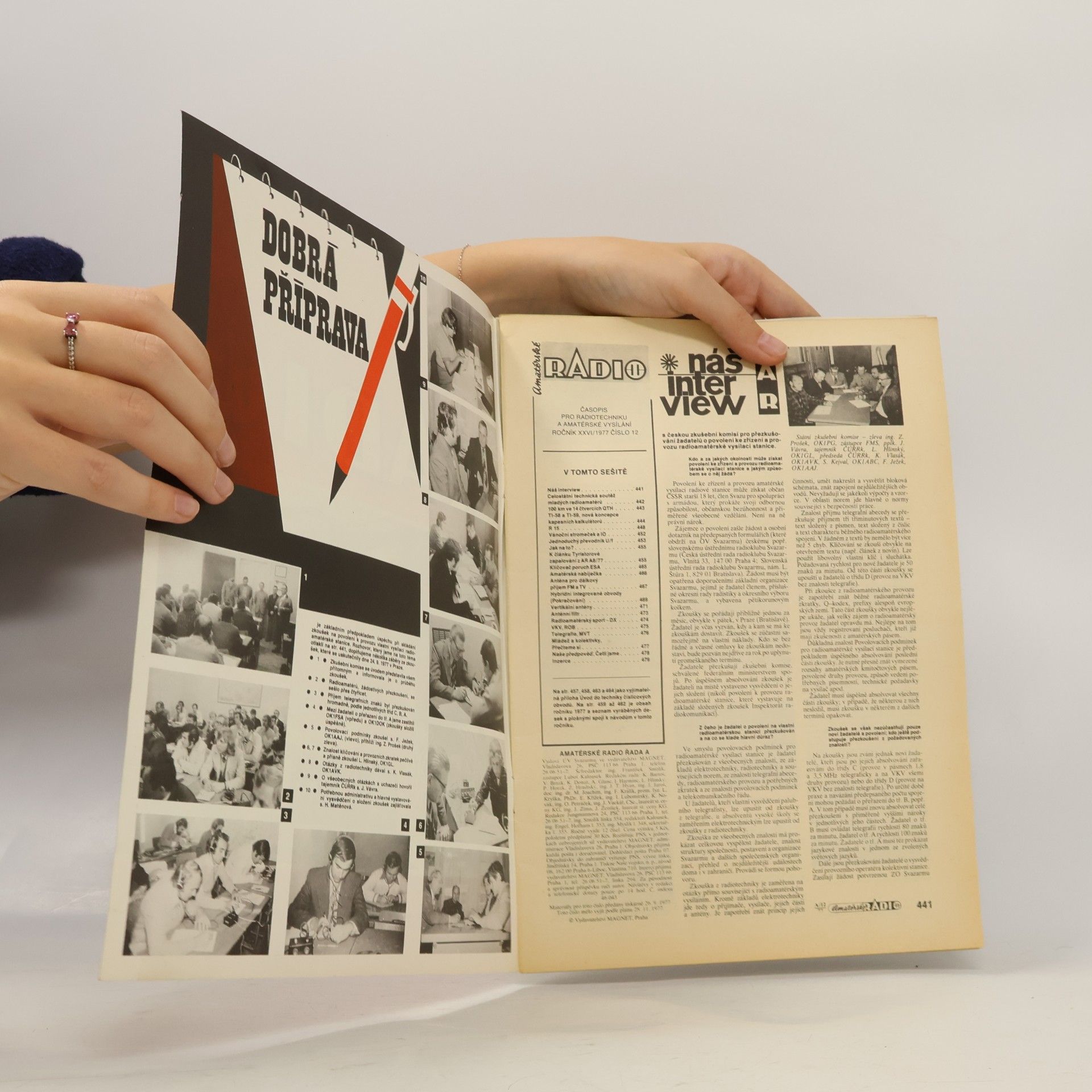 Kolektiv autorů Amatérské radio 12/1977