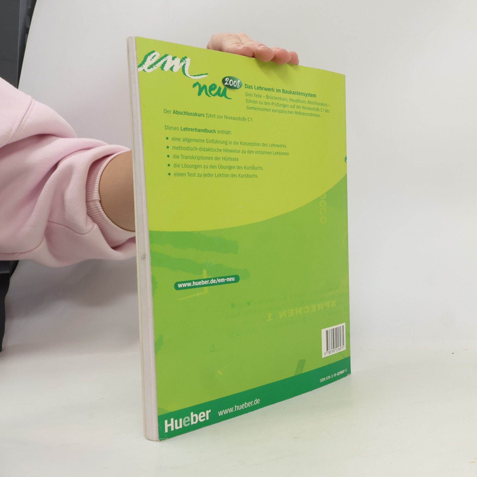 Jutta Orth Chambah Em neu 2008 : Deutsch als Fremdsprache - Niveaustufe C1 : Abschlusskurs : Ausgabe 2008. Lehrerhandbuch