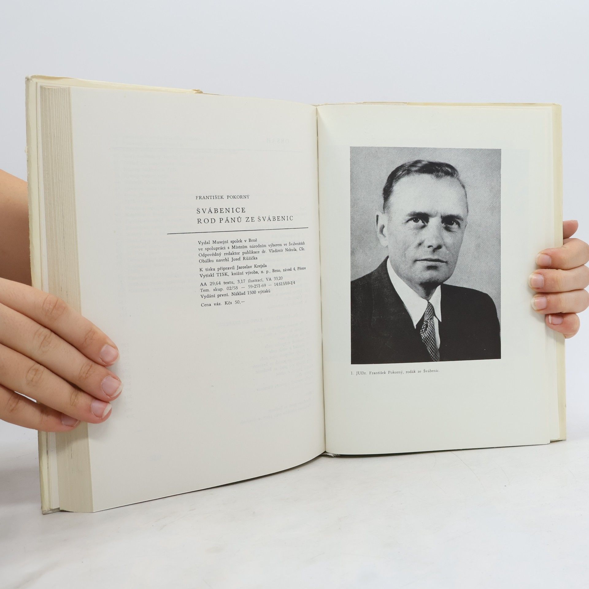 František Pokorný Švábenice : rod pánů ze Švábenic. Příspěvek k dějinám městečka