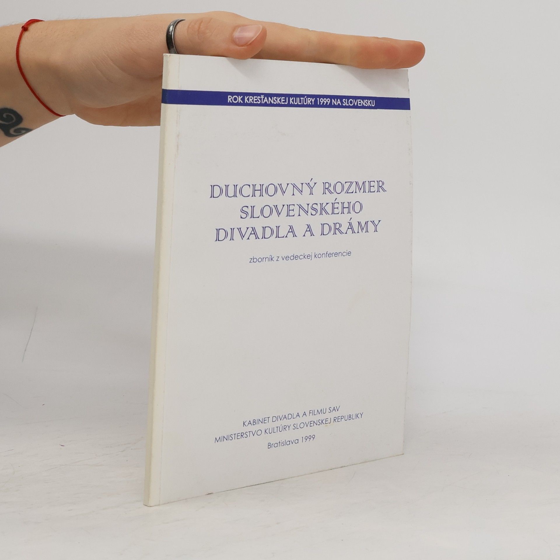 Duchovný rozmer slovenského divadla a drámy