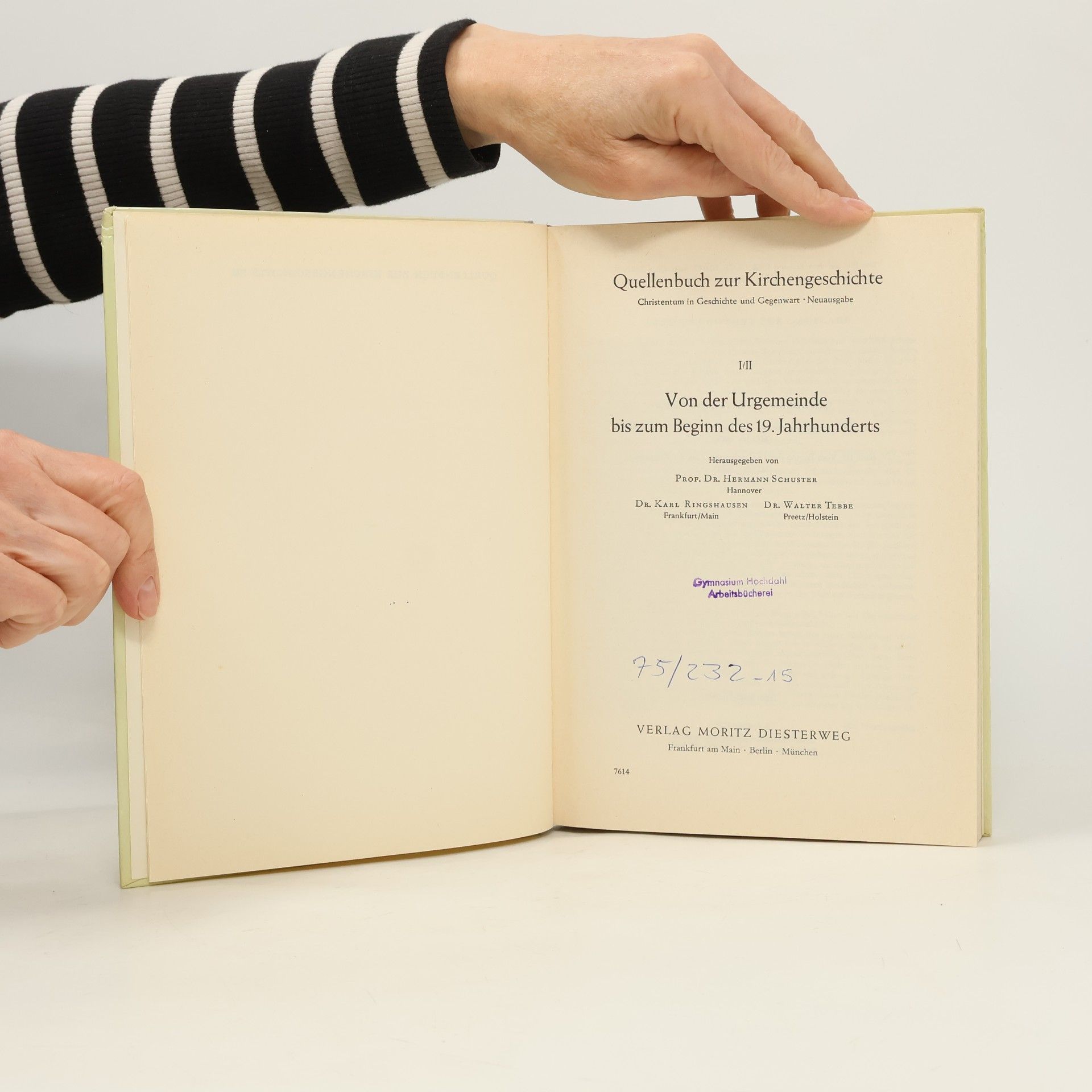 Quellenbuch zur Kirchengeschichte