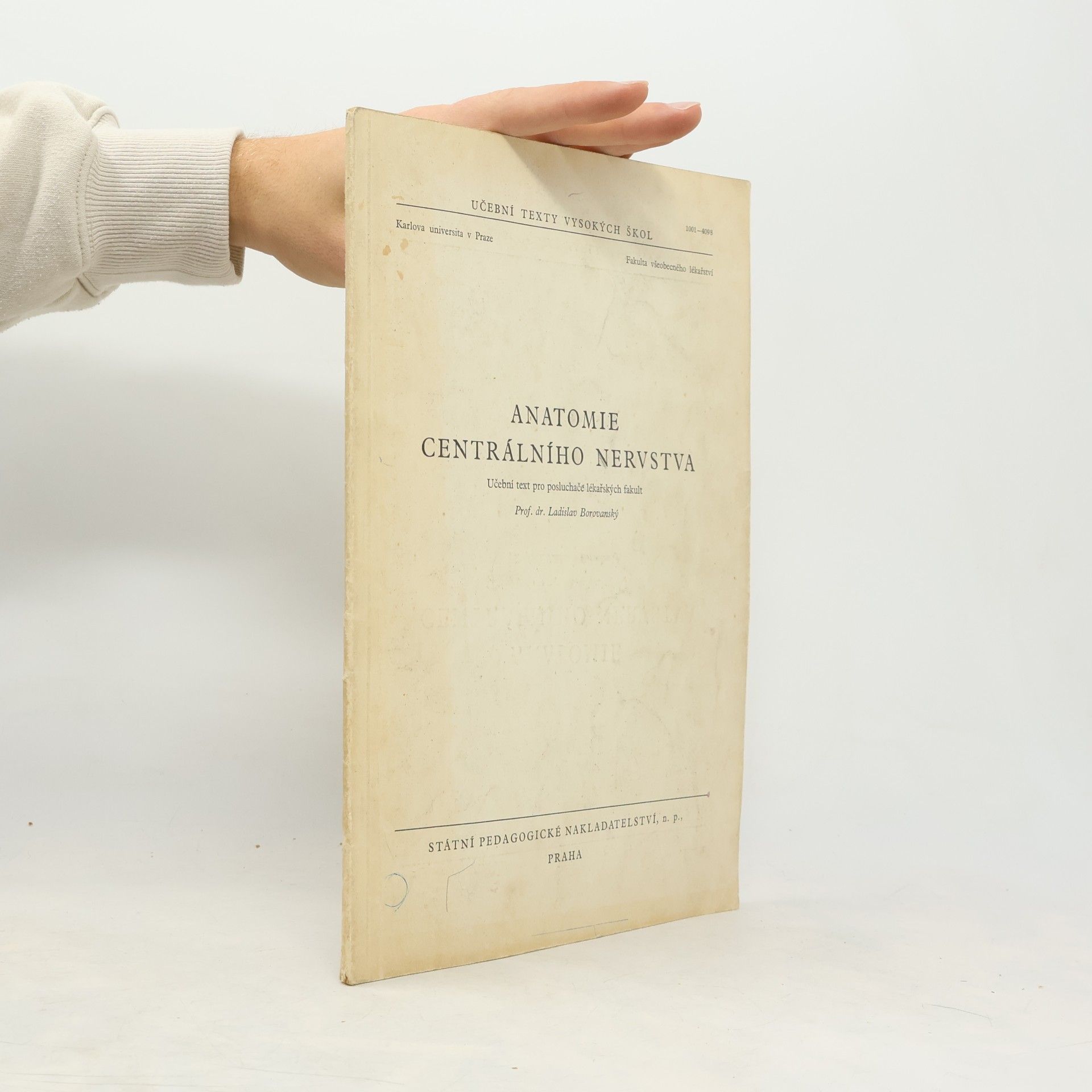 Ladislav Borovanský Anatomie centrálního nervstva