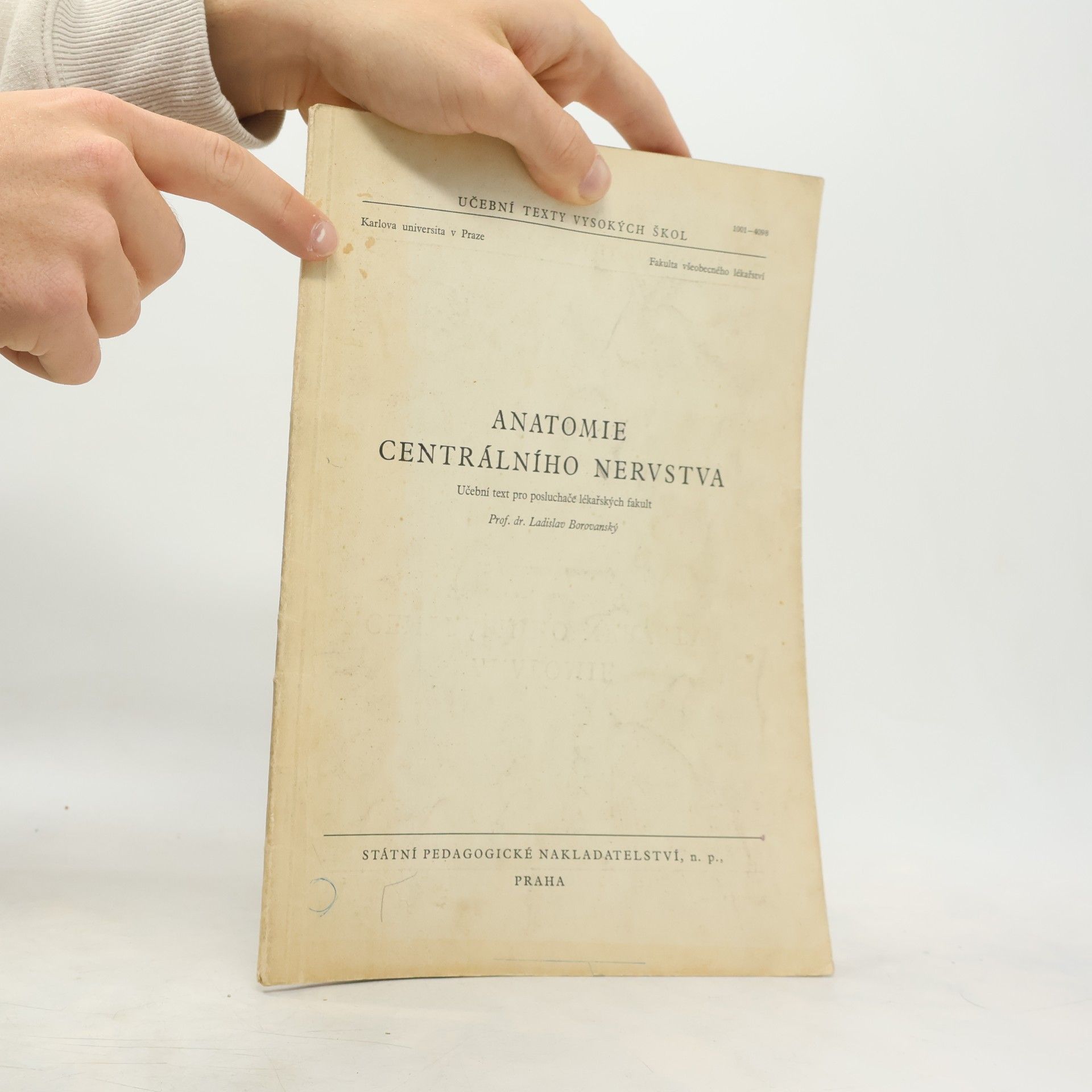 Ladislav Borovanský Anatomie centrálního nervstva