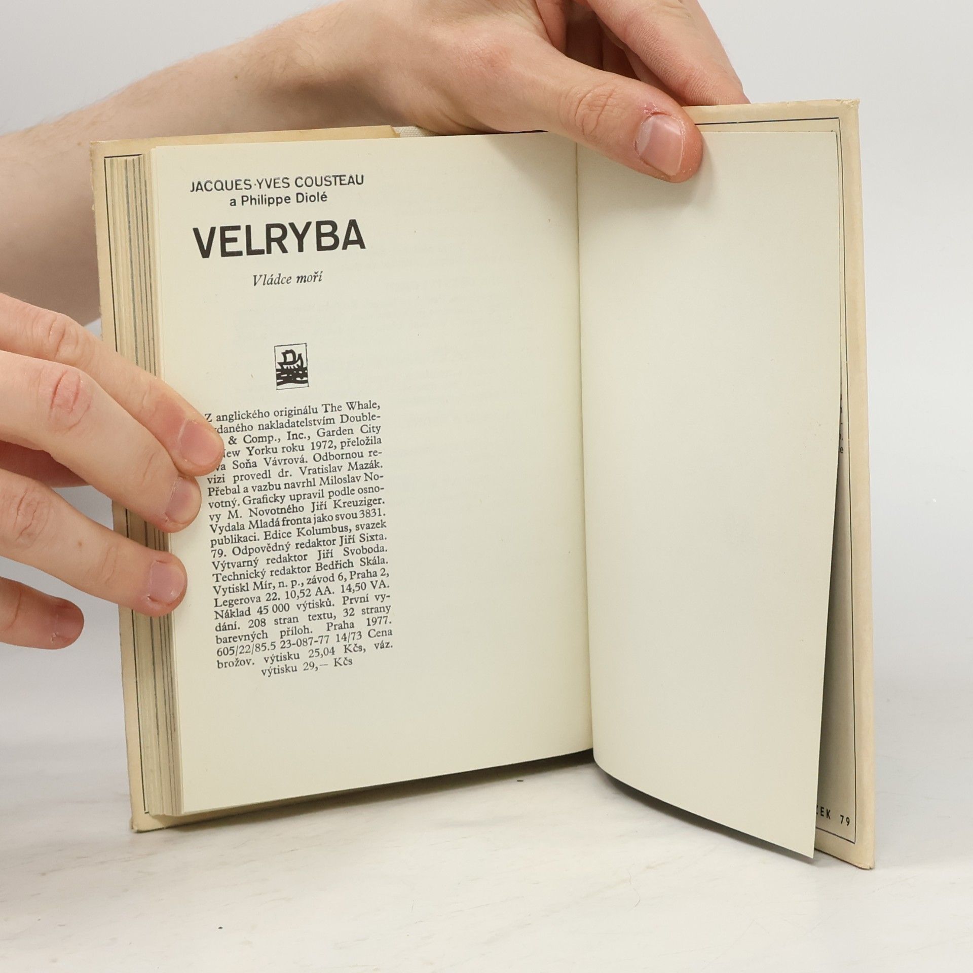 Jacques Yves Cousteau Velryba