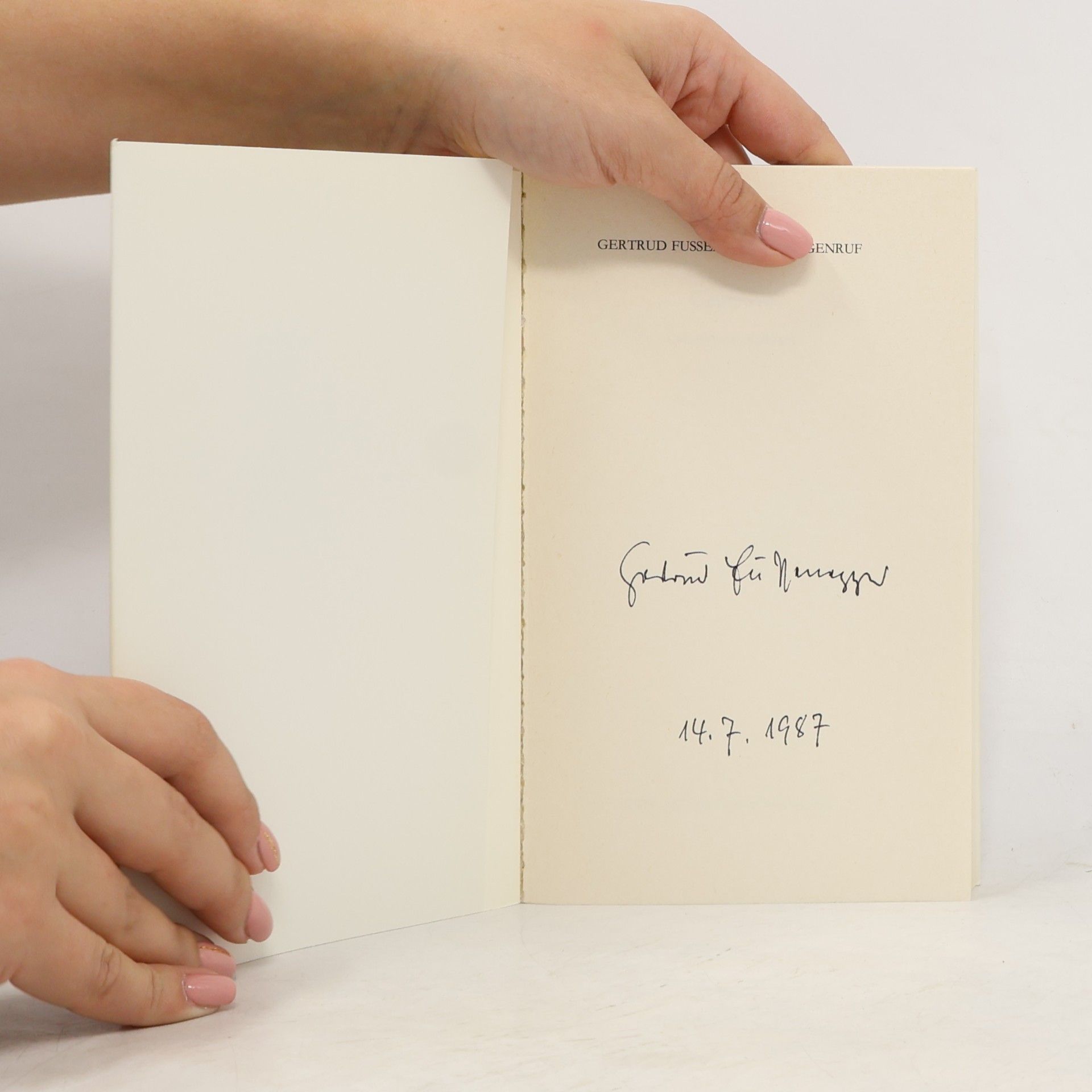 Gertrud Fussenegger Gegenruf. Gedichte