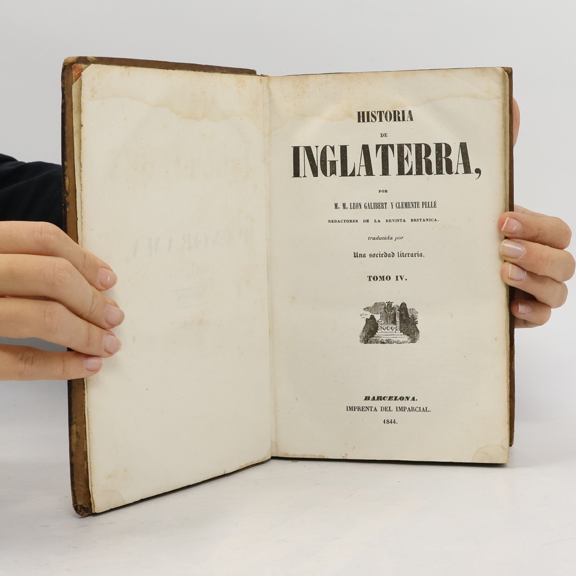 Leon Galibert Historia de Inglaterra. Tomo IV.