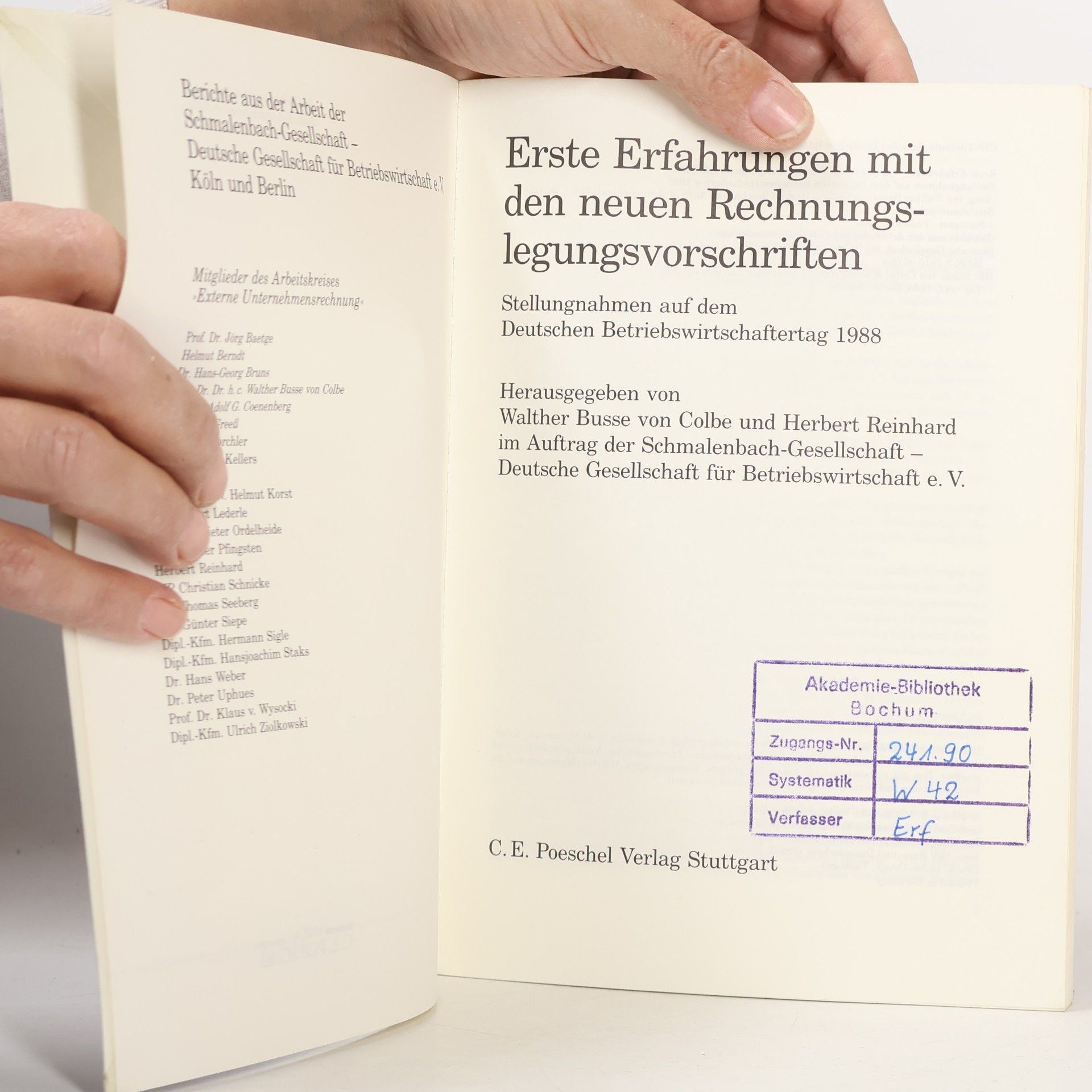 Hf Ottmann Erste Erfahrungen mit den neuen Rechnungslegungsvorschriften