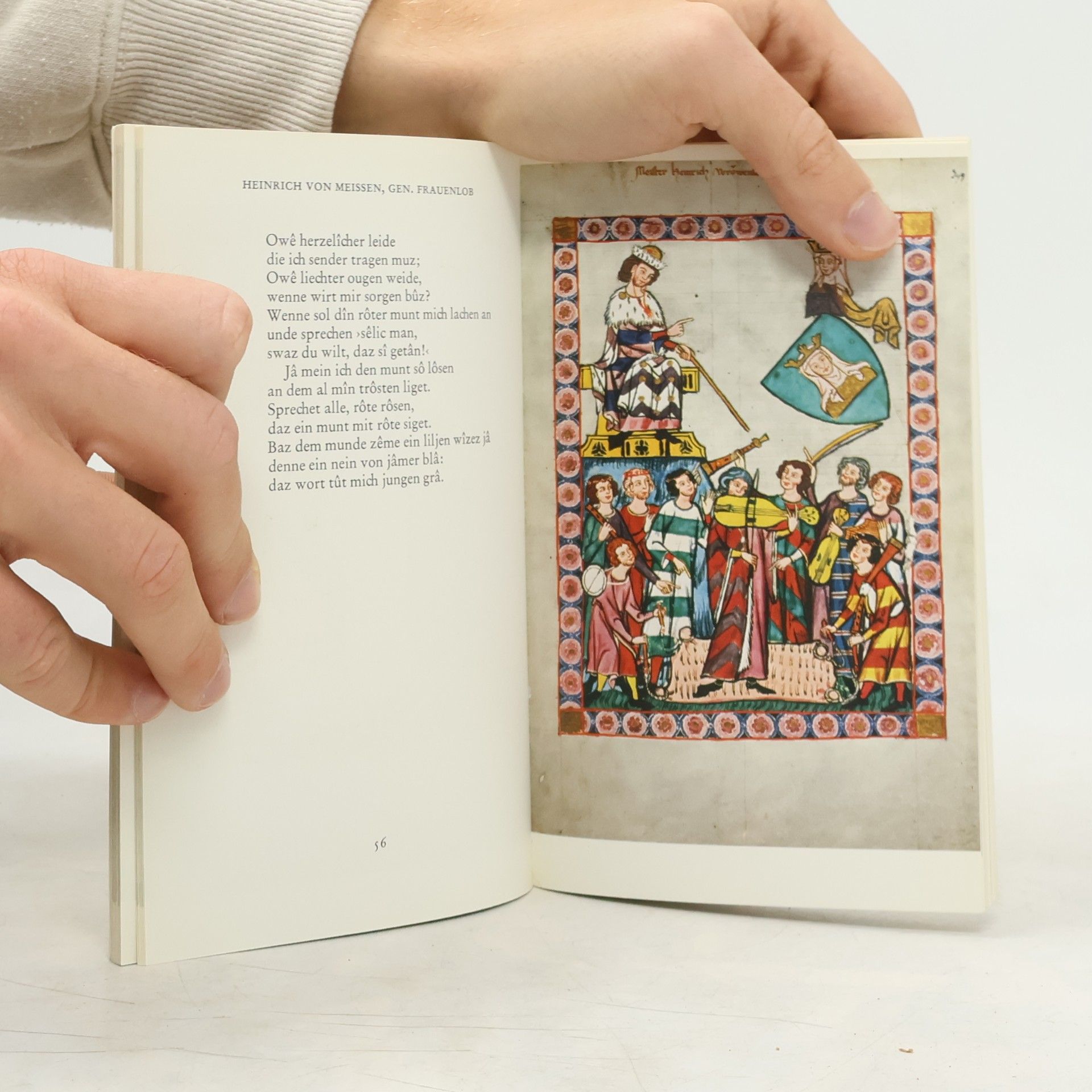Walter Koschorreck Minnesinger in Bildern der Manessischen Liederhandschrift