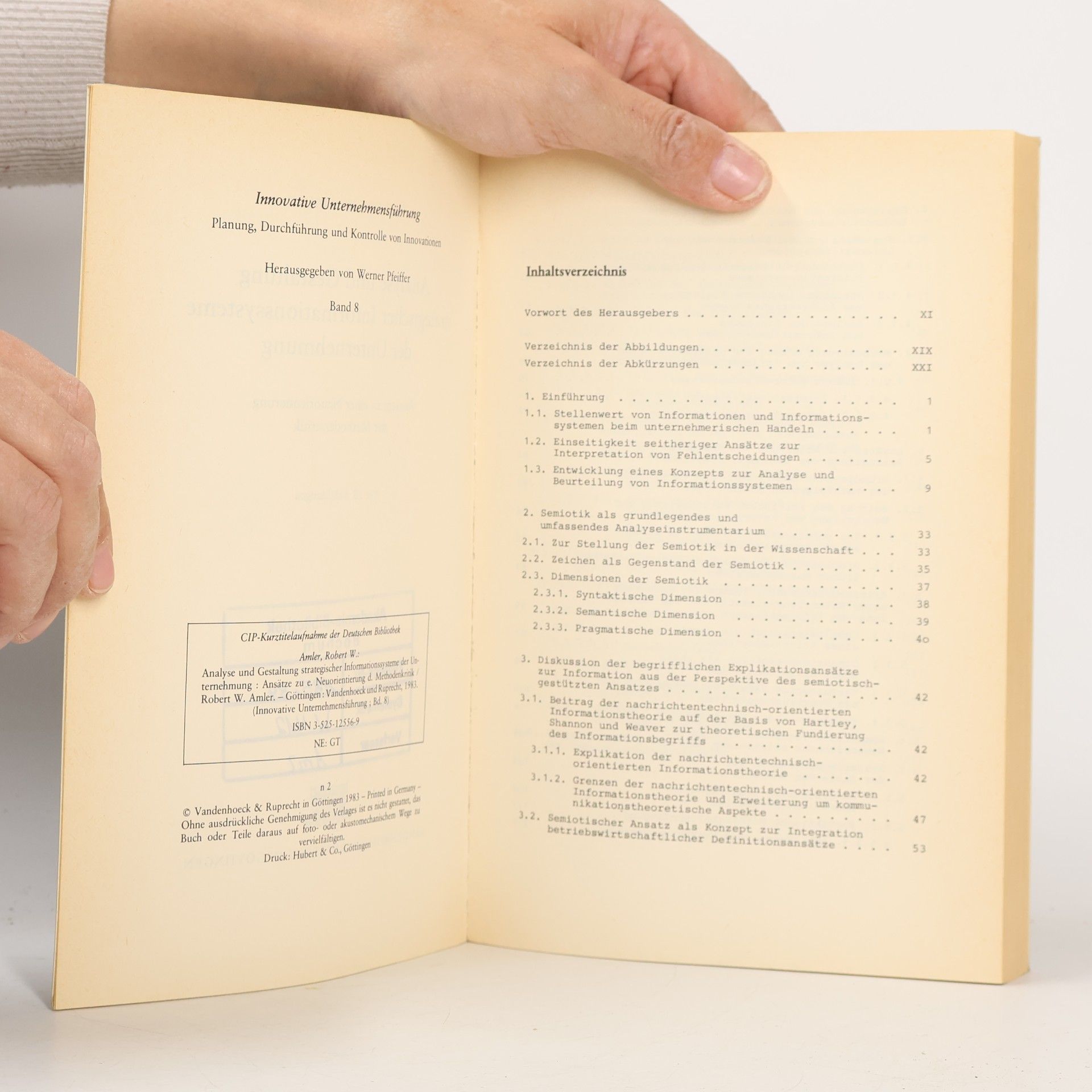 Robert W. Amler Analyse und Gestaltung strategischer Informationssysteme der Unternehmung
