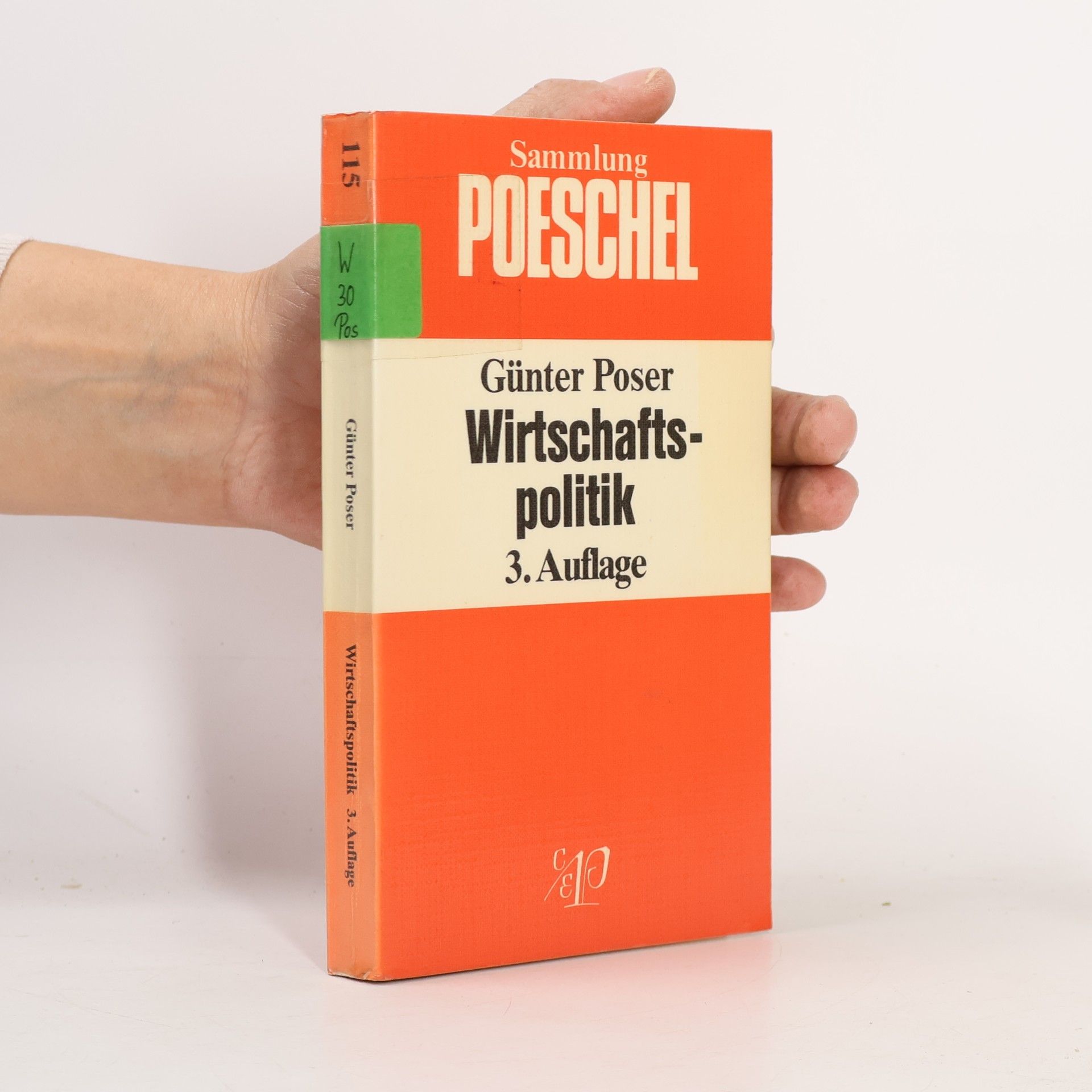 Günter Poser Wirtschaftspolitik 3. Auflage