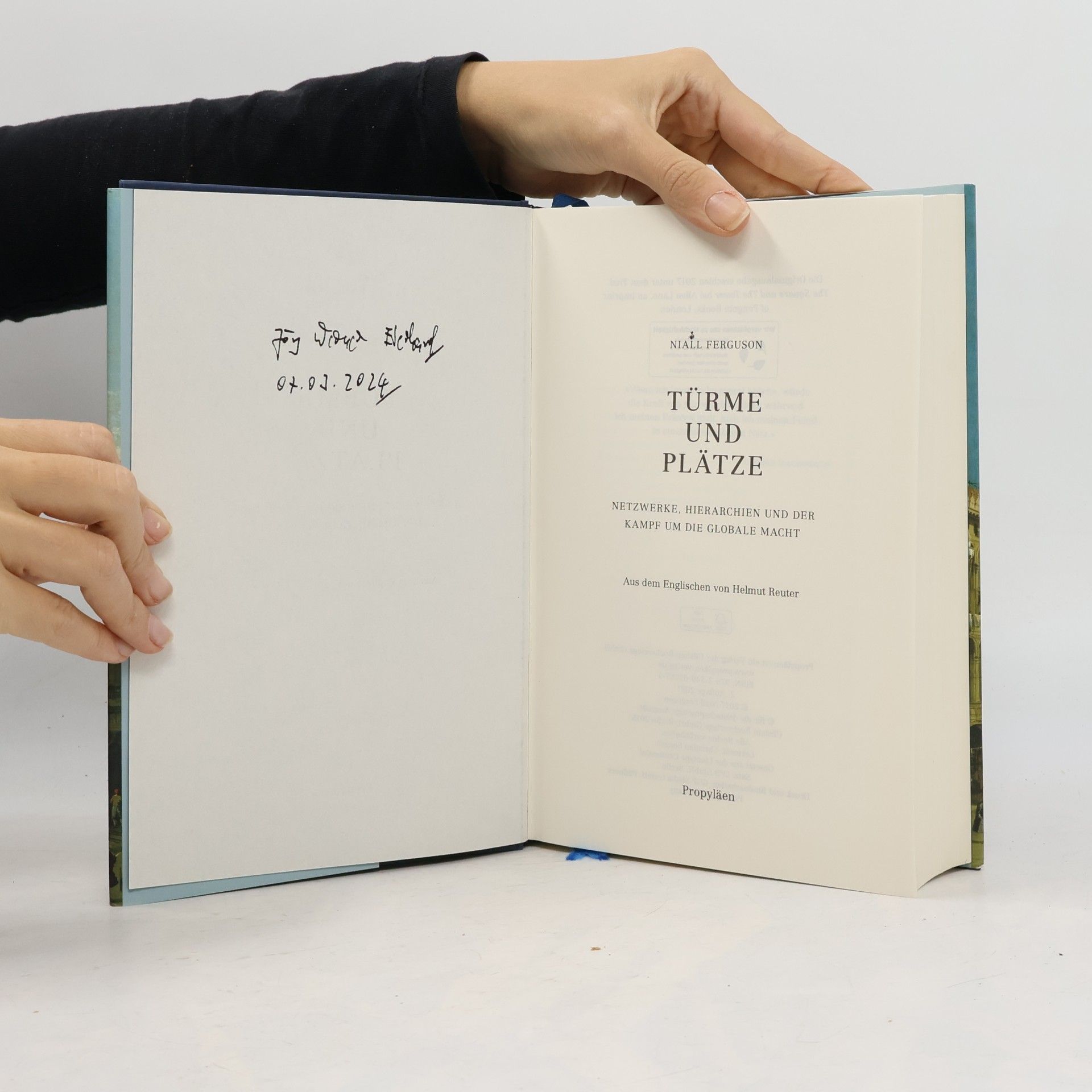 Niall Ferguson Türme und Plätze