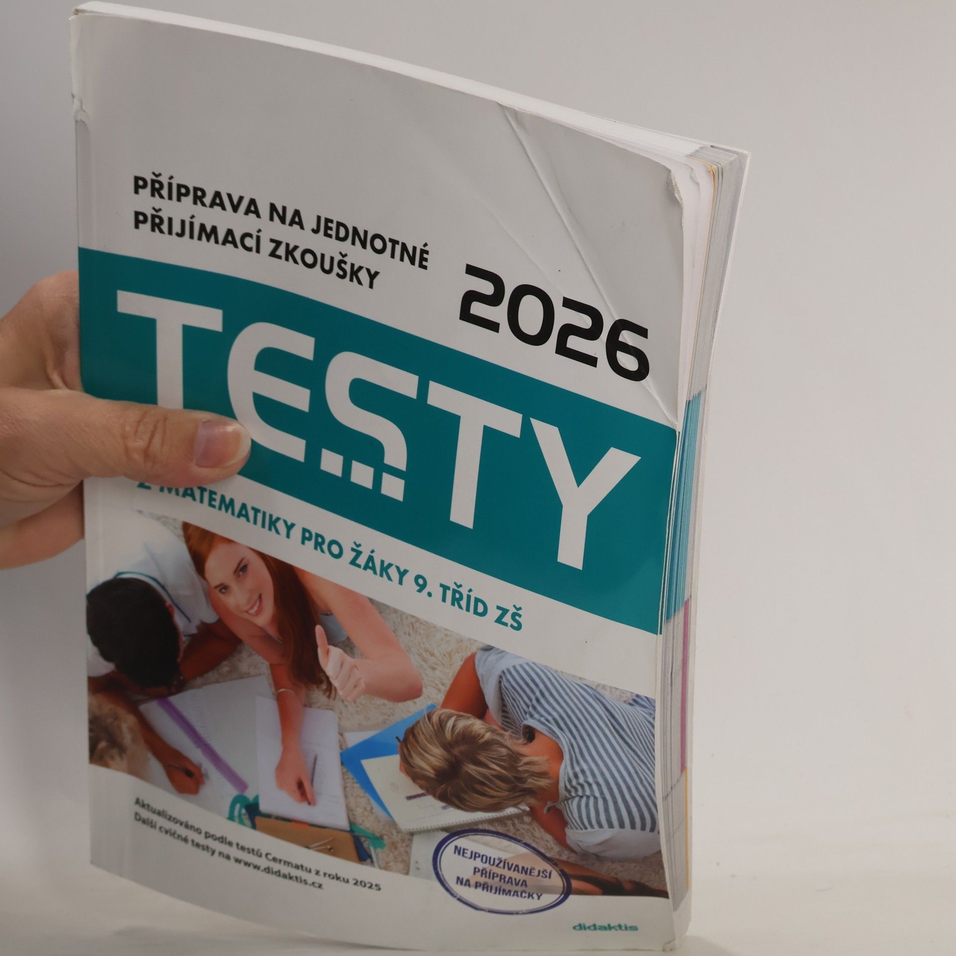 Various authors Testy 2026 z matematiky pro žáky 9. tříd ZŠ : příprava na jednotné přijímací zkoušky