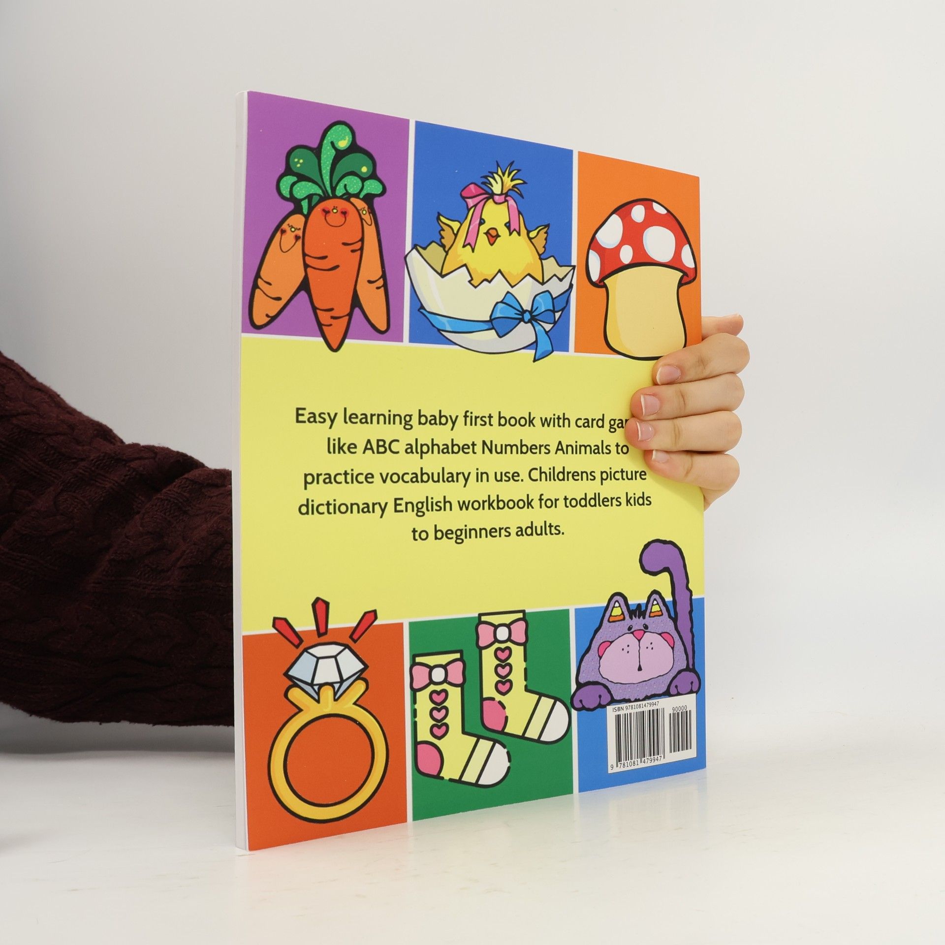 Kinder Language 600 Basic Words Cartoons Flash Cards Bilingual English Russian