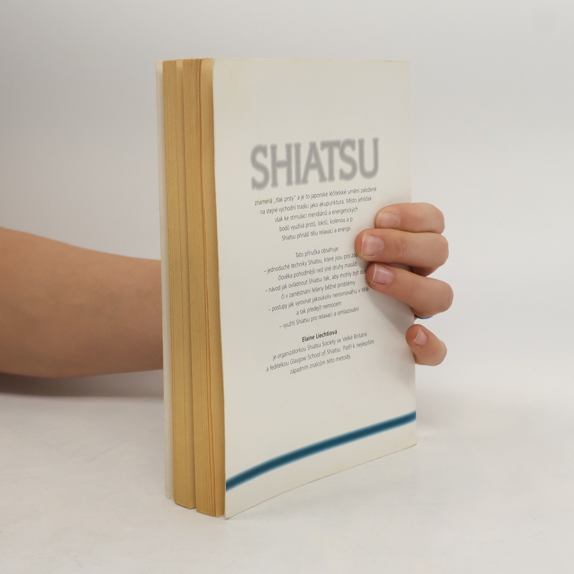 Elaine Liechti Shiatsu. Japonská masáž pro zdraví a dobrou kondici.