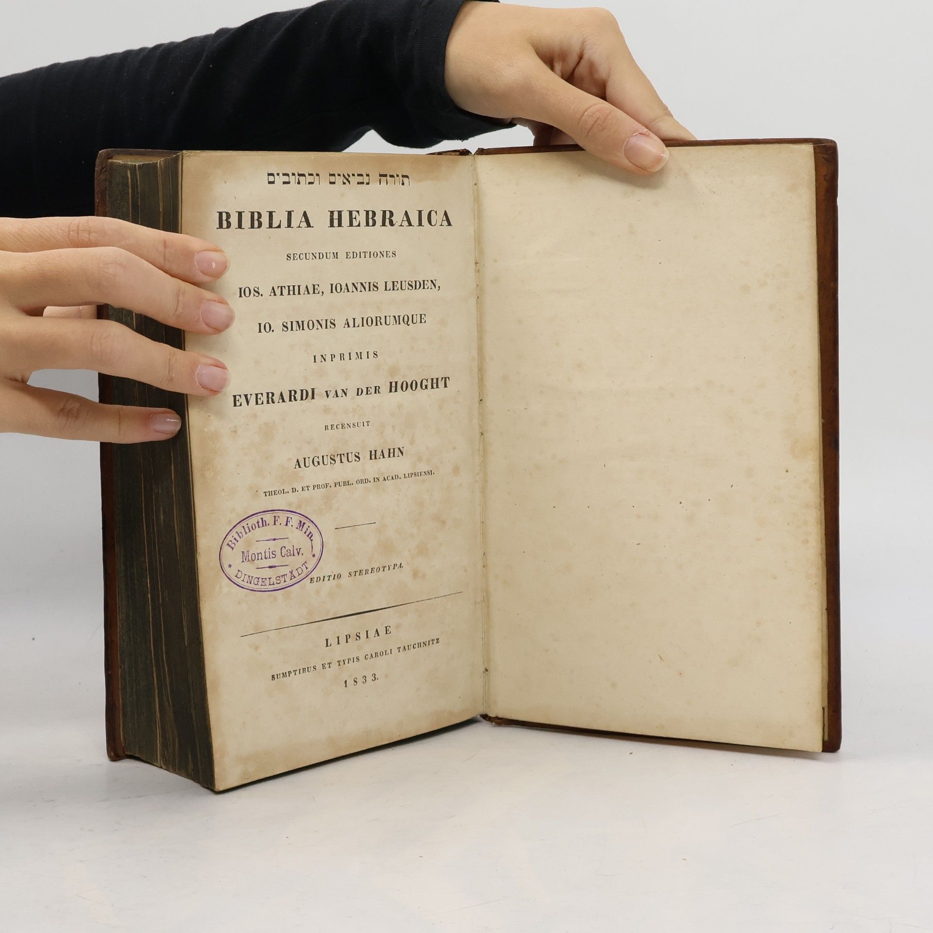 kolektiv תורה נביאים וכתובים Biblia hebraica