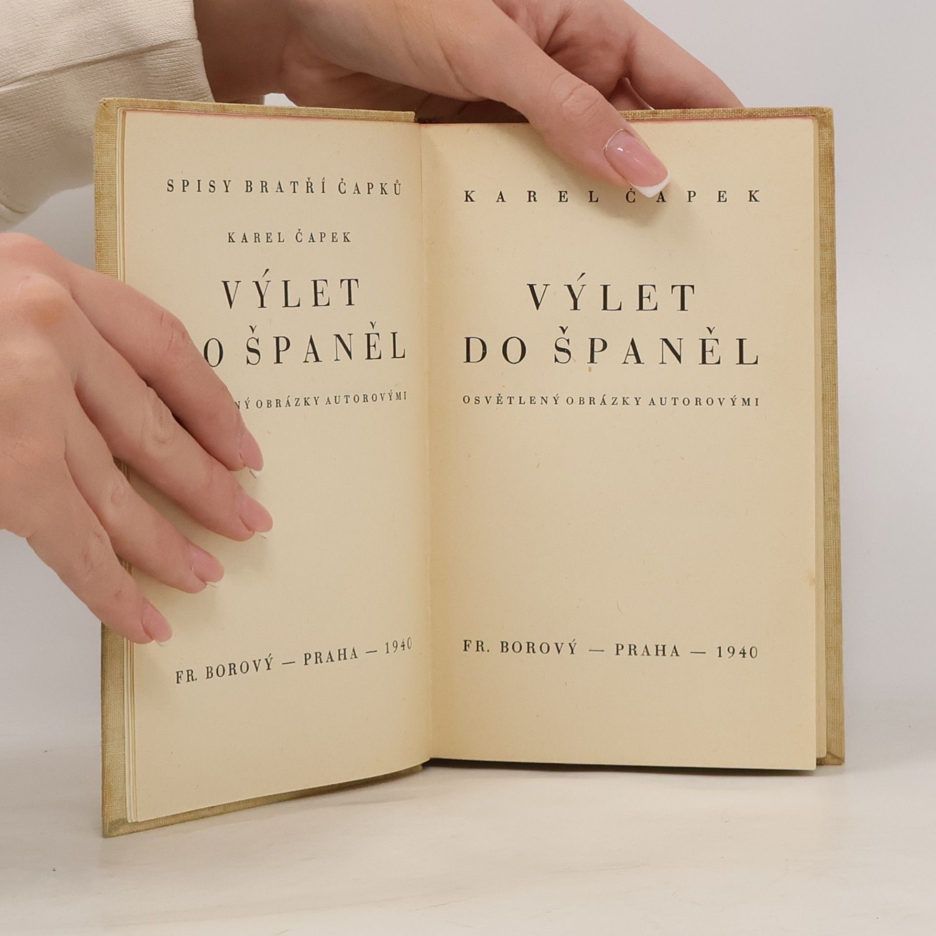 Karel Čapek Výlet do Španěl