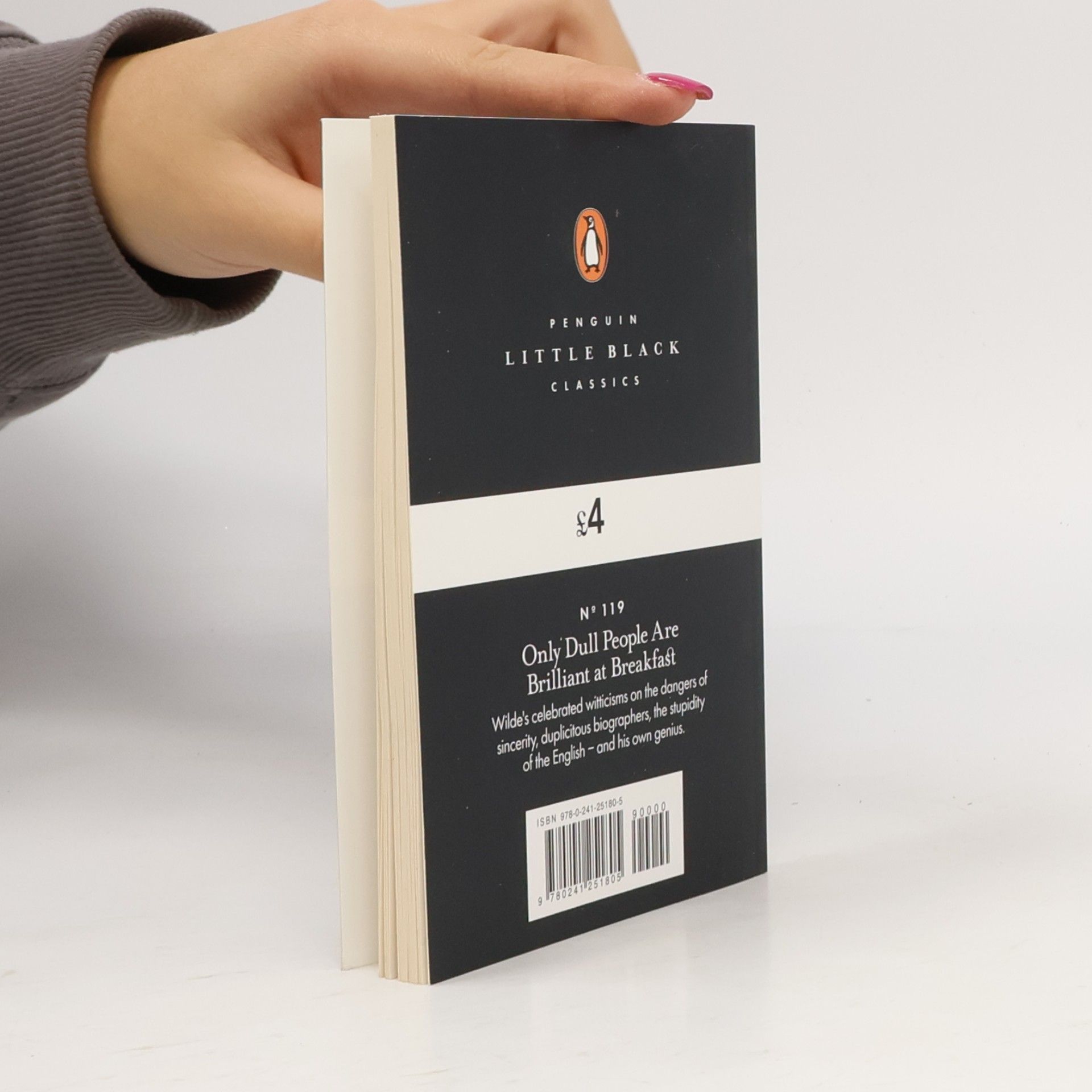 Oscar Wilde Only Dull People Are Brilliant at Breakfast